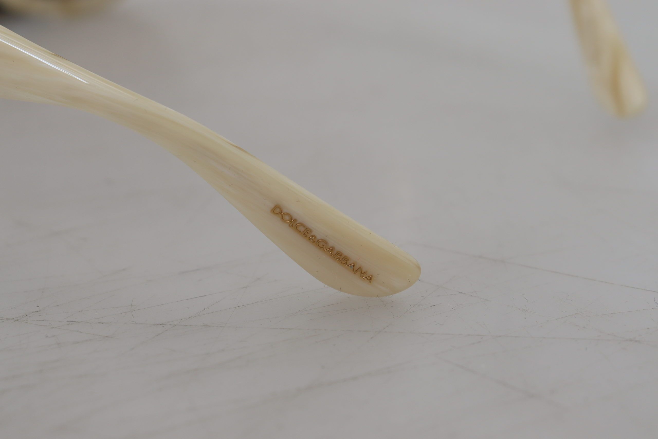 Dolce & Gabbana Beige Acetate Full Rim Brown Lense DG4294 Sunglasses Dolce & Gabbana