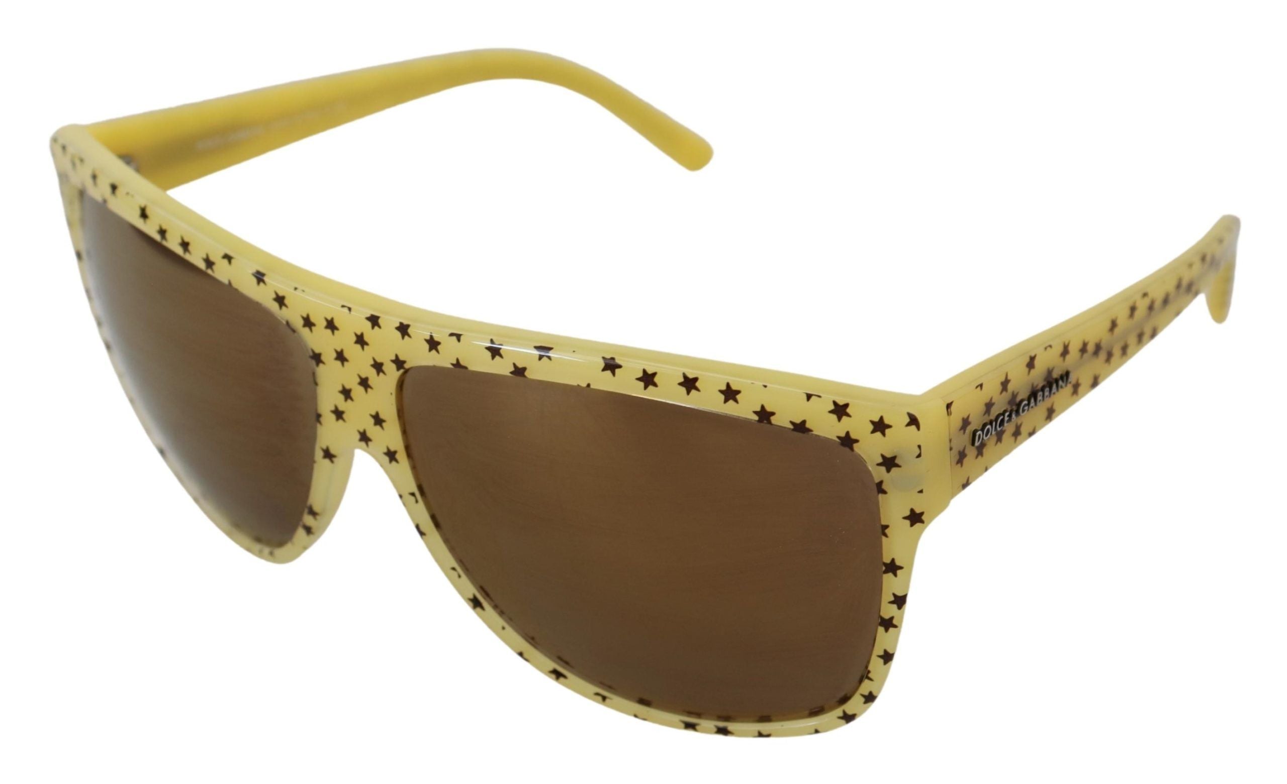 Dolce & Gabbana Yellow Stars Acetate Square Shades DG4125 Sunglasses Dolce & Gabbana