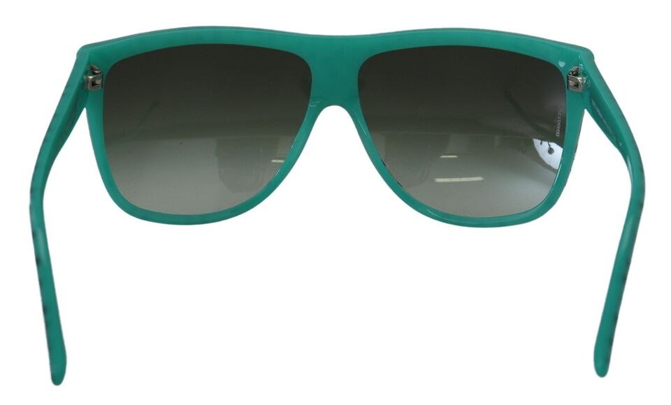Dolce & Gabbana Green Stars Acetate Square Shades Sunglasses Dolce & Gabbana