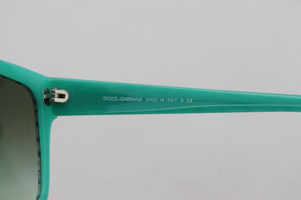 Dolce & Gabbana Green Stars Acetate Square Shades Sunglasses Dolce & Gabbana