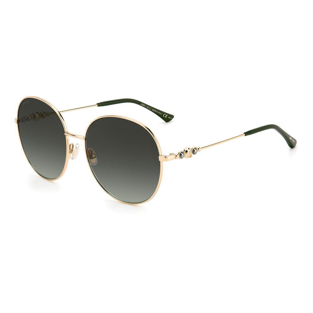 Jimmy Choo Green Stainless Steel Sunglasses - Clubmere