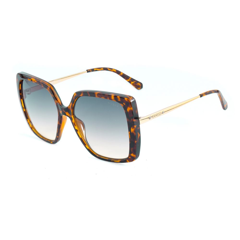 Guess Brown Metal Sunglasses Guess