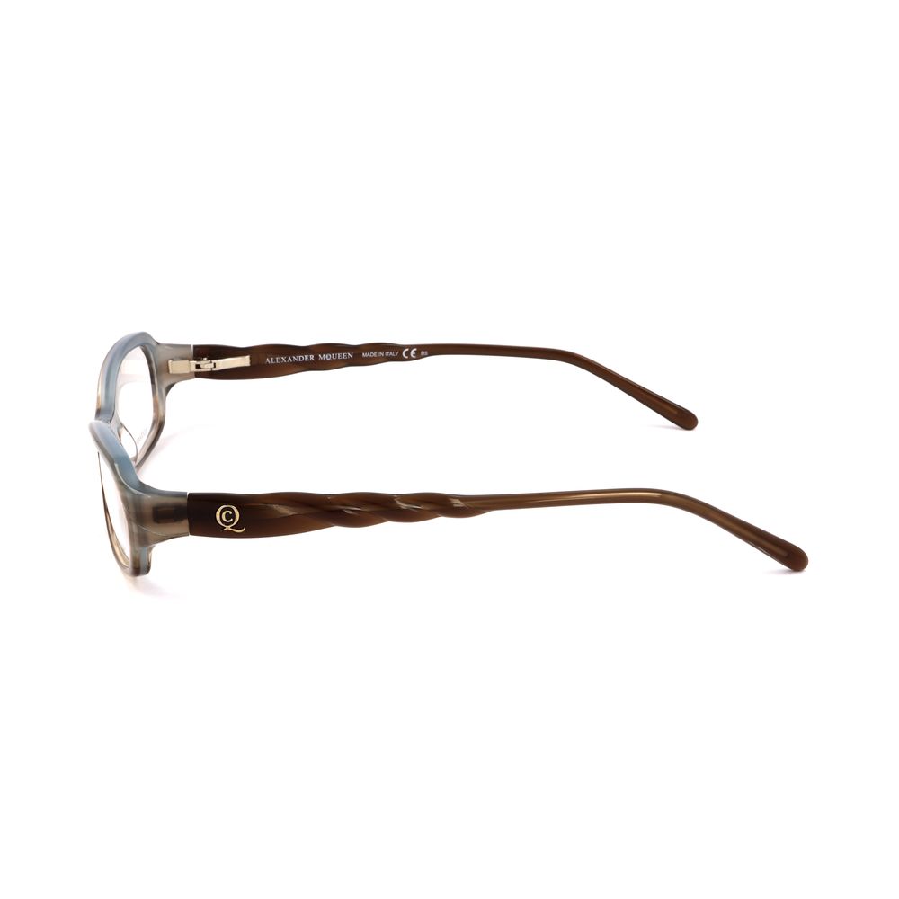 Alexander McQueen Brown Acetate Frames Alexander McQueen