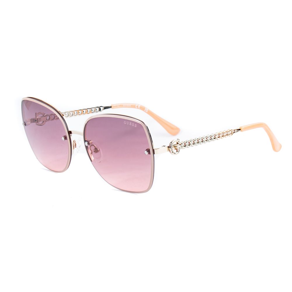 Guess Gold Metal Sunglasses Guess