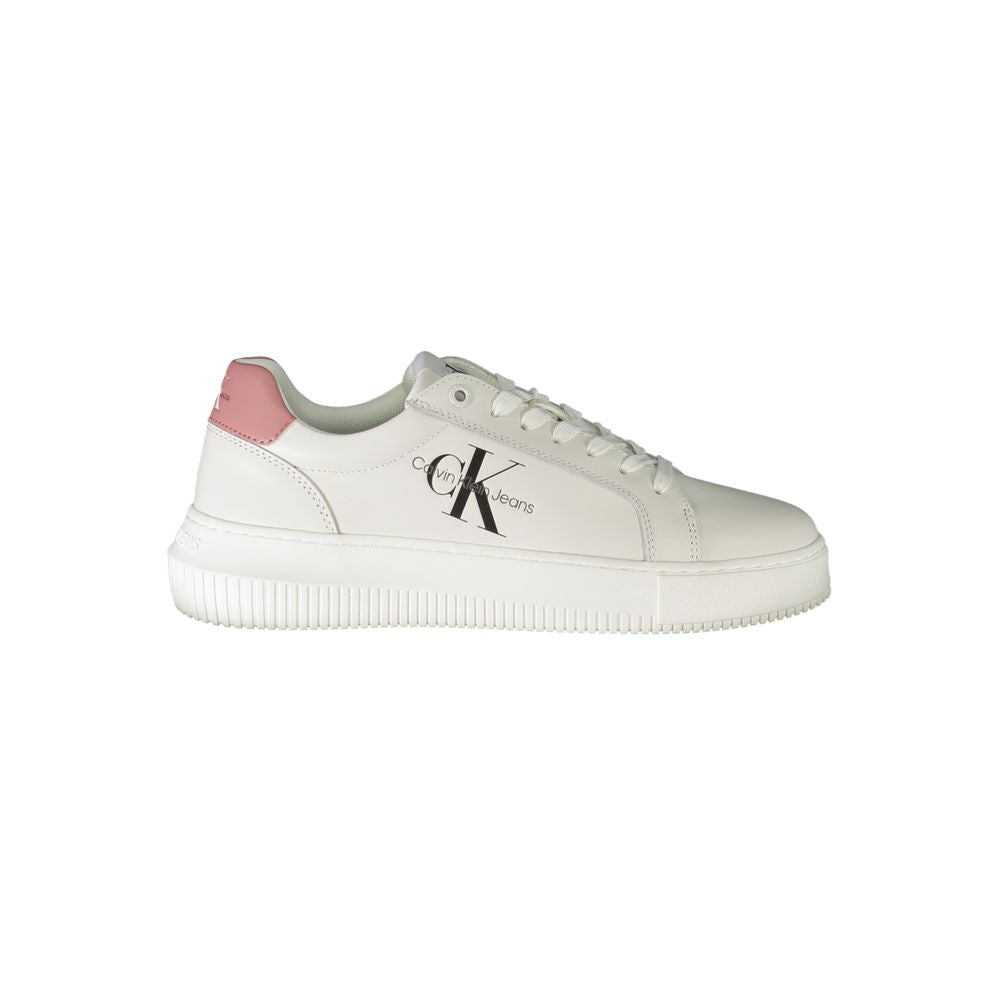 Calvin Klein White Polyester Sneaker Calvin Klein