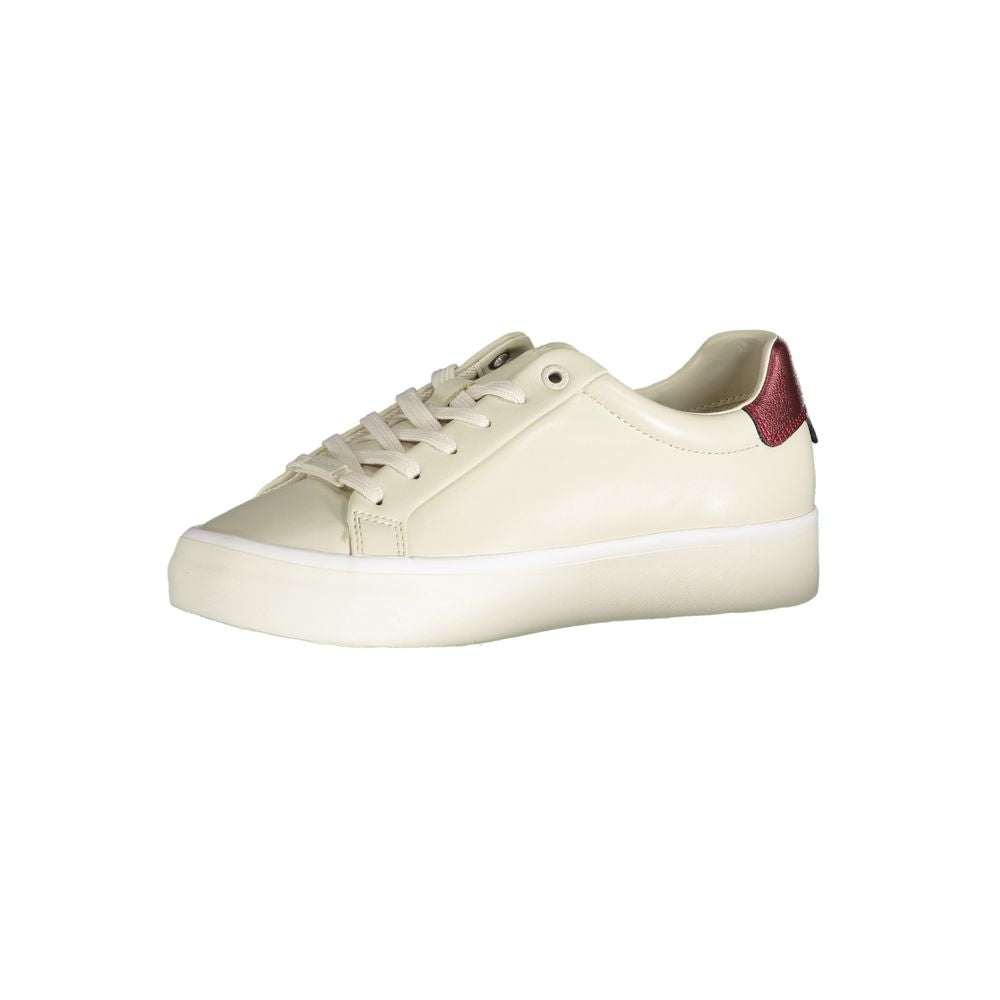 Calvin Klein Beige Polyester Sneaker Calvin Klein