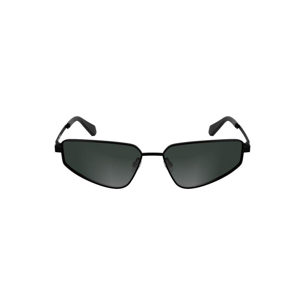Calvin Klein Black Metal Women Sunglass Calvin Klein