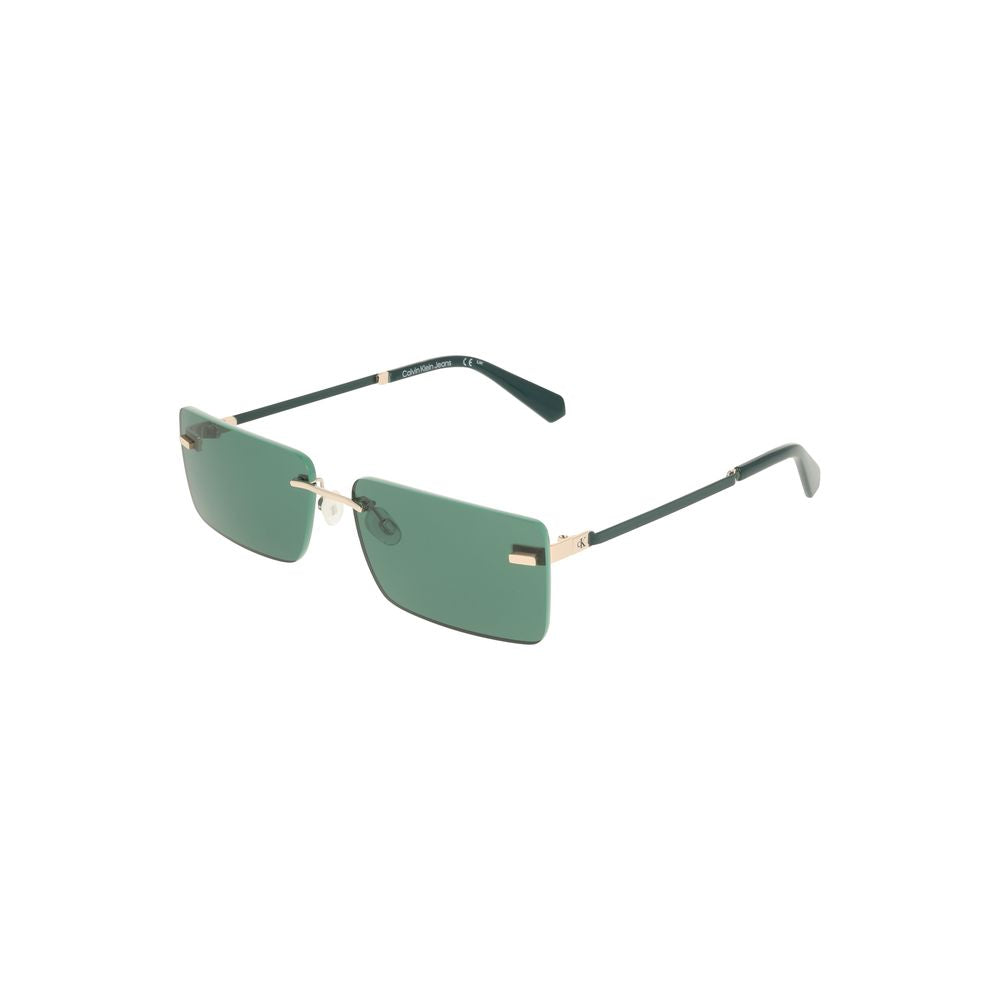 Calvin Klein Green Metal Women Sunglass Calvin Klein