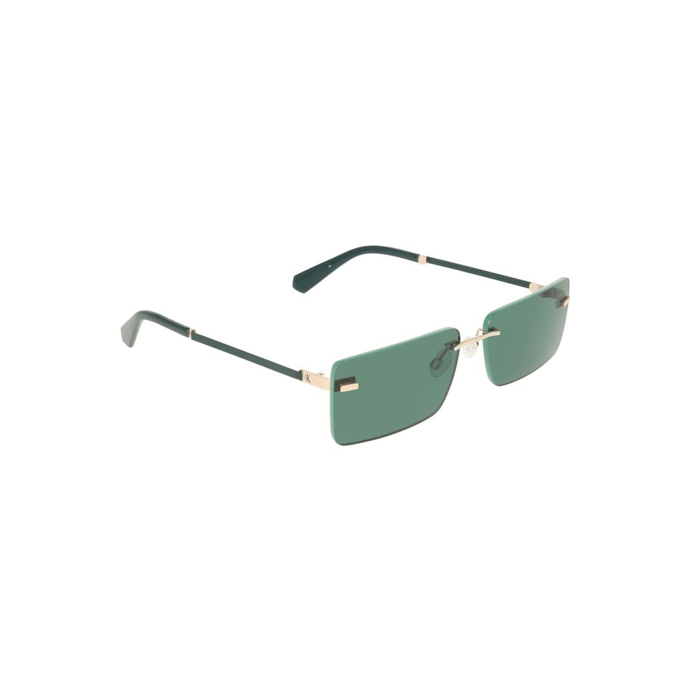 Calvin Klein Green Metal Women Sunglass Calvin Klein