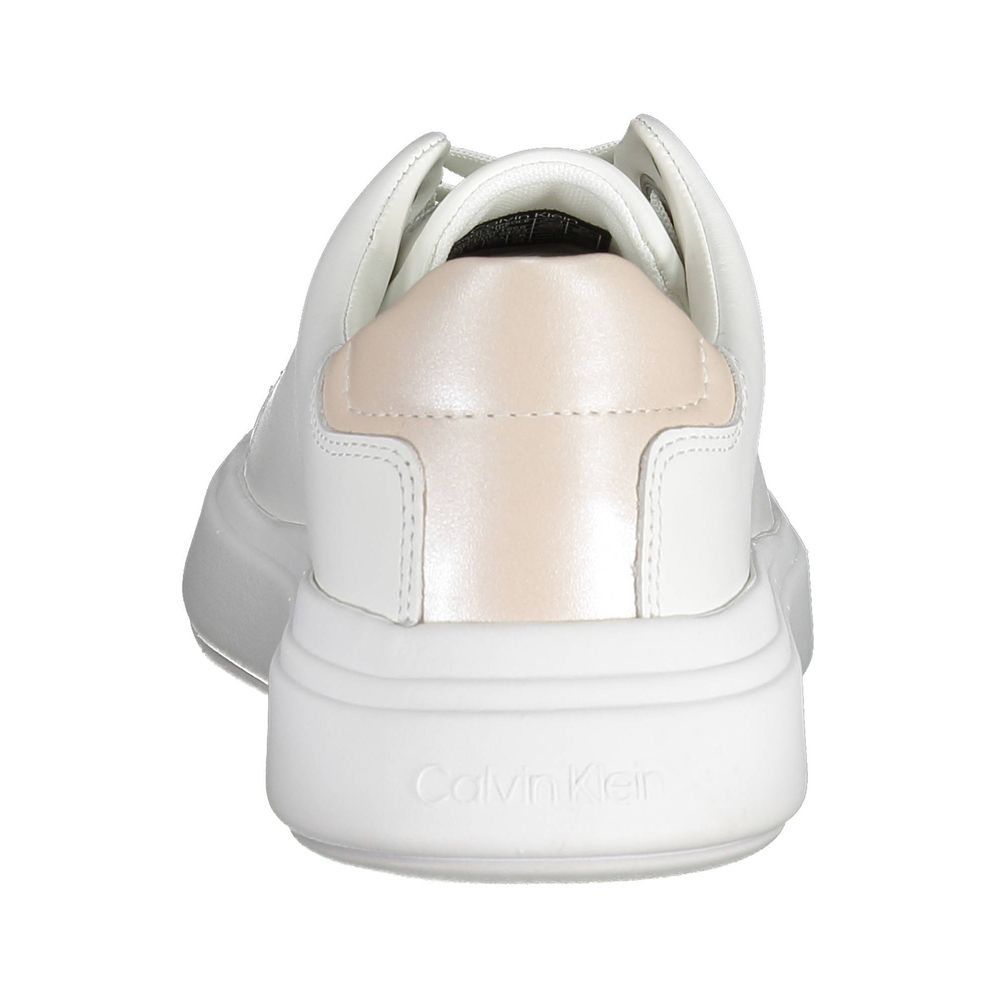 Calvin Klein White Leather Women Sneaker Calvin Klein