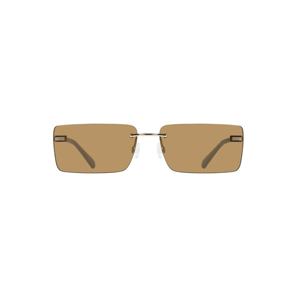 Calvin Klein Beige Metal Women Sunglass Calvin Klein