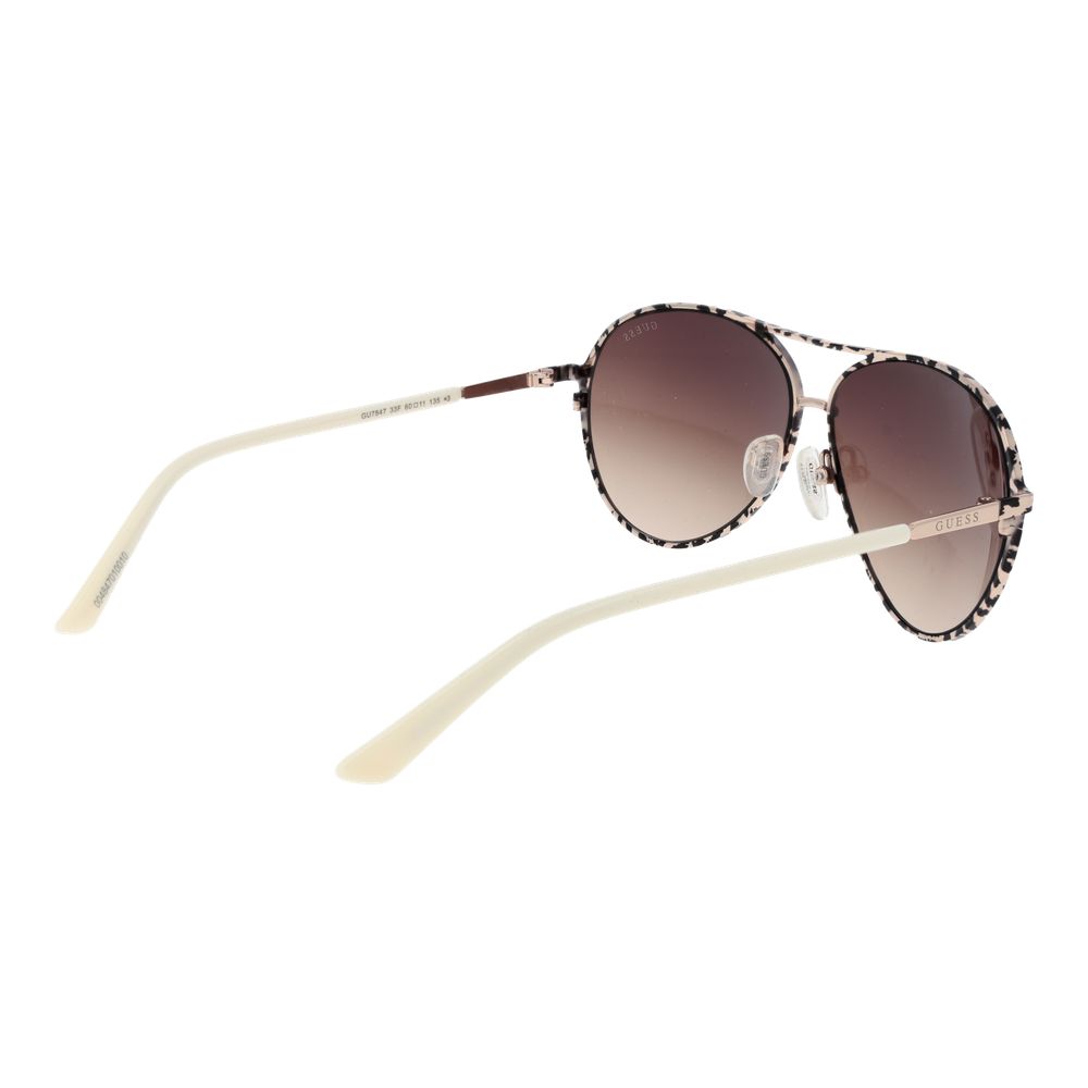 Guess Cream Women Sunglass Guess