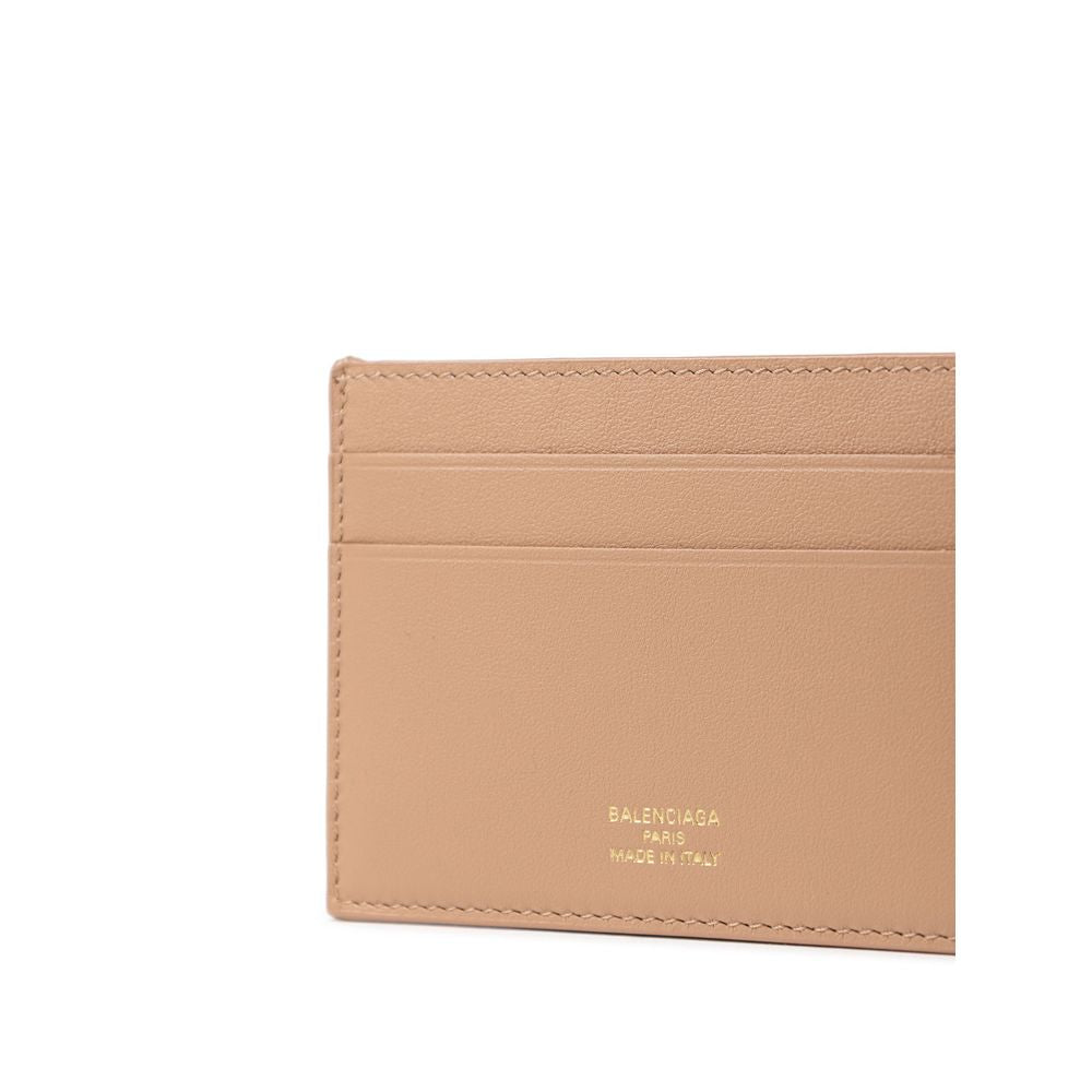 Balenciaga Beige Leather Cardholder Balenciaga