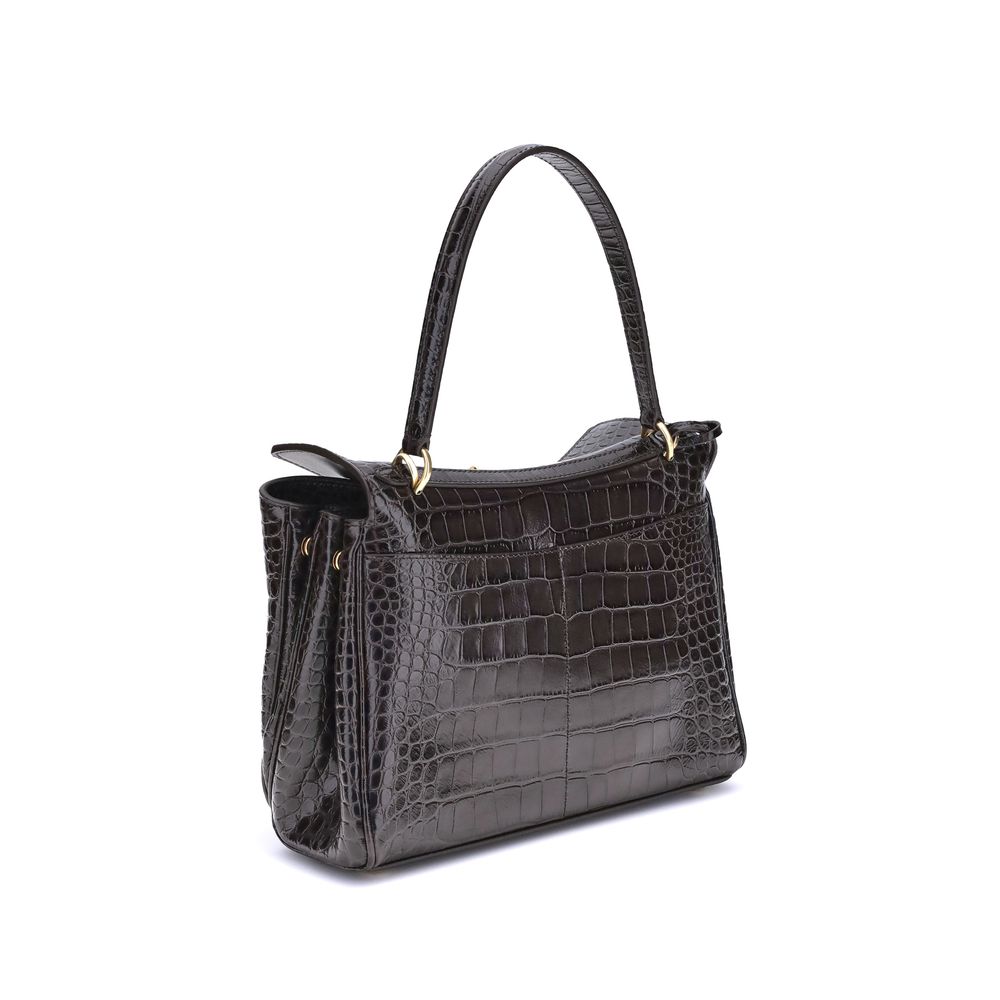Balenciaga Rodeo Shoulder Bag in crocodile-print leather Balenciaga