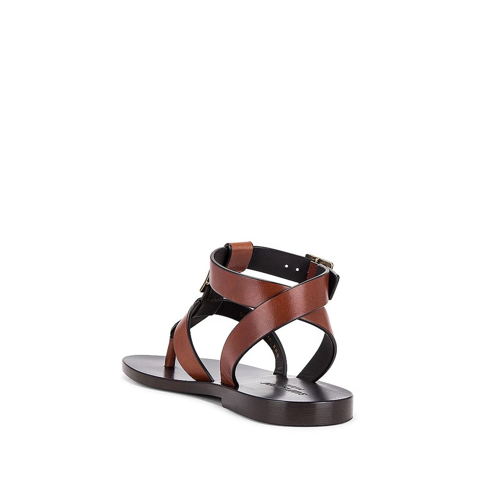 Saint Laurent Hardy Leather Sandals Saint Laurent