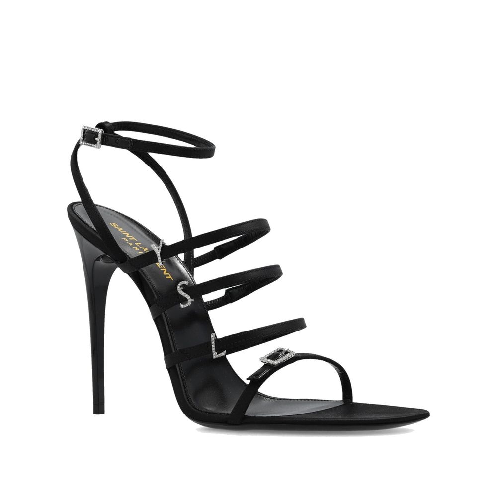 Saint Laurent Jerry Satin Sandals Saint Laurent