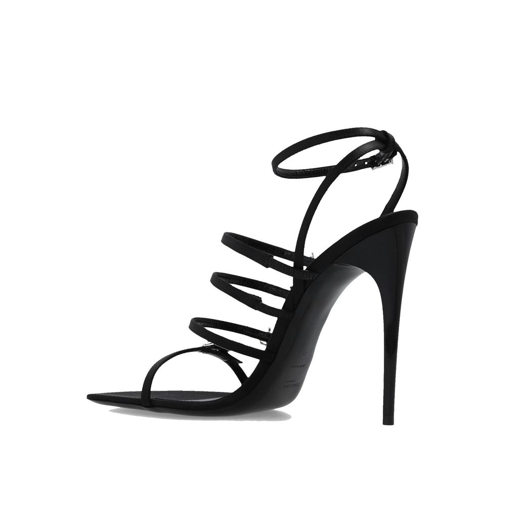 Saint Laurent Jerry Satin Sandals Saint Laurent