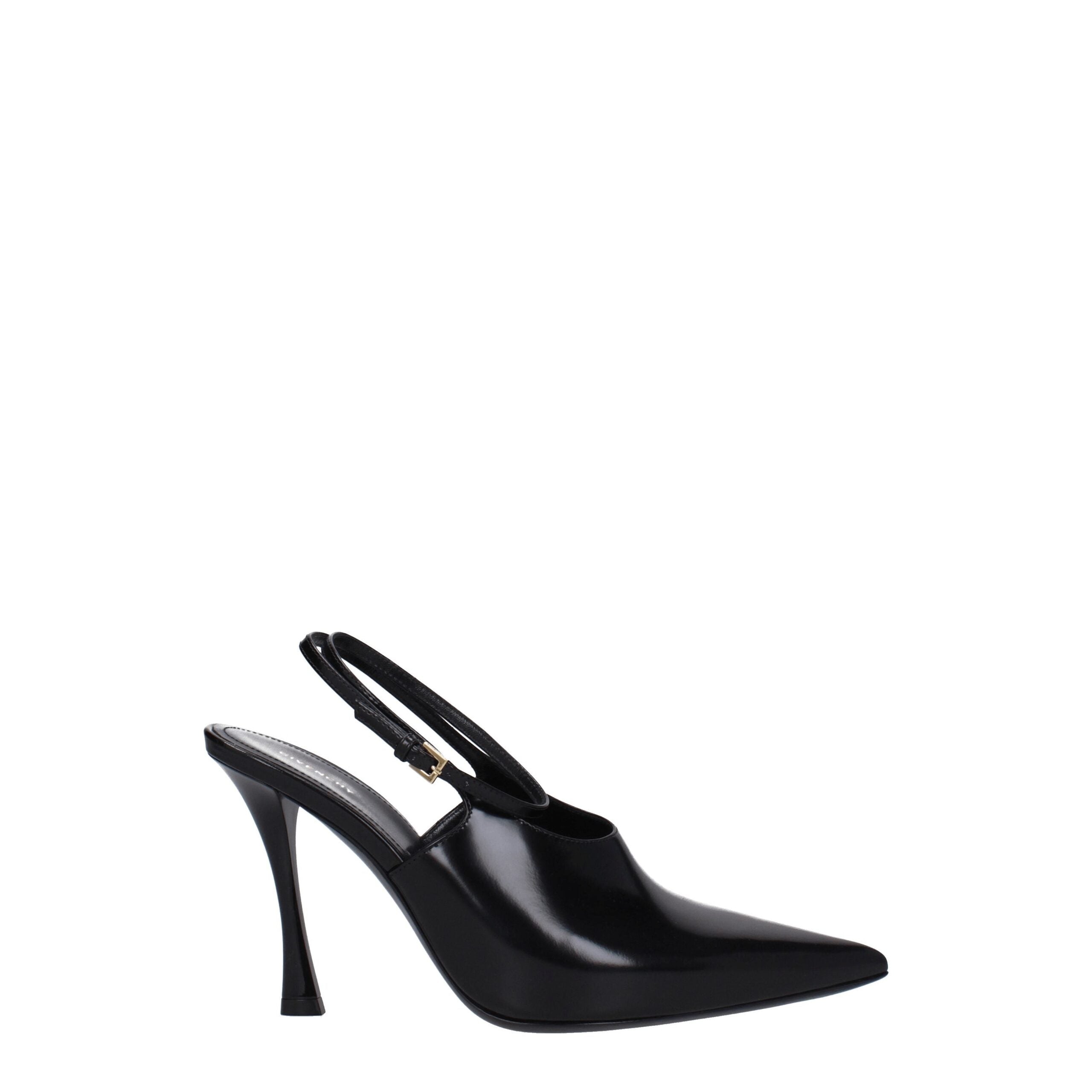 Givenchy Black Leather High Heel Pumps Givenchy
