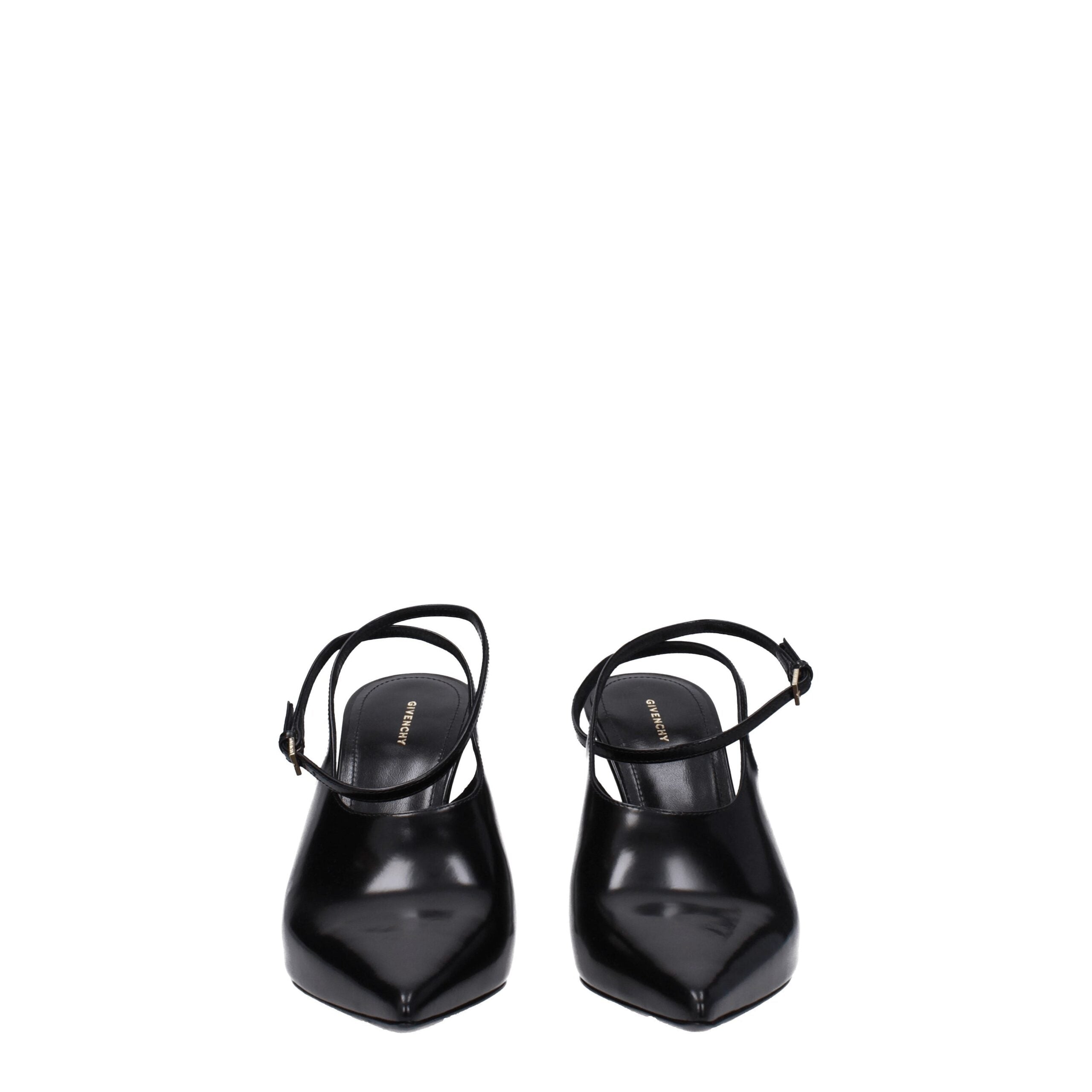 Givenchy Black Leather High Heel Pumps Givenchy