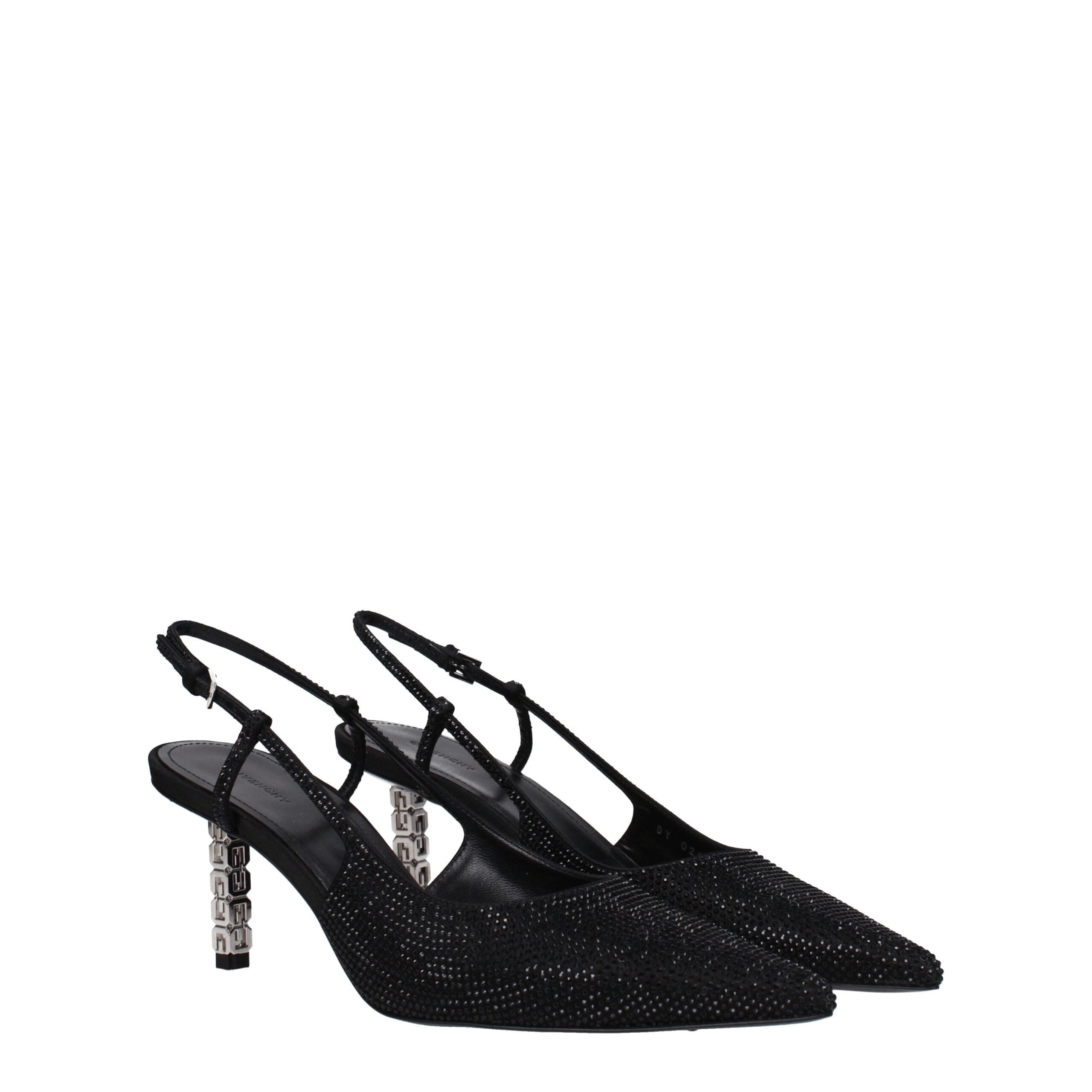 Givenchy Black Fabric High Heel Pumps Givenchy