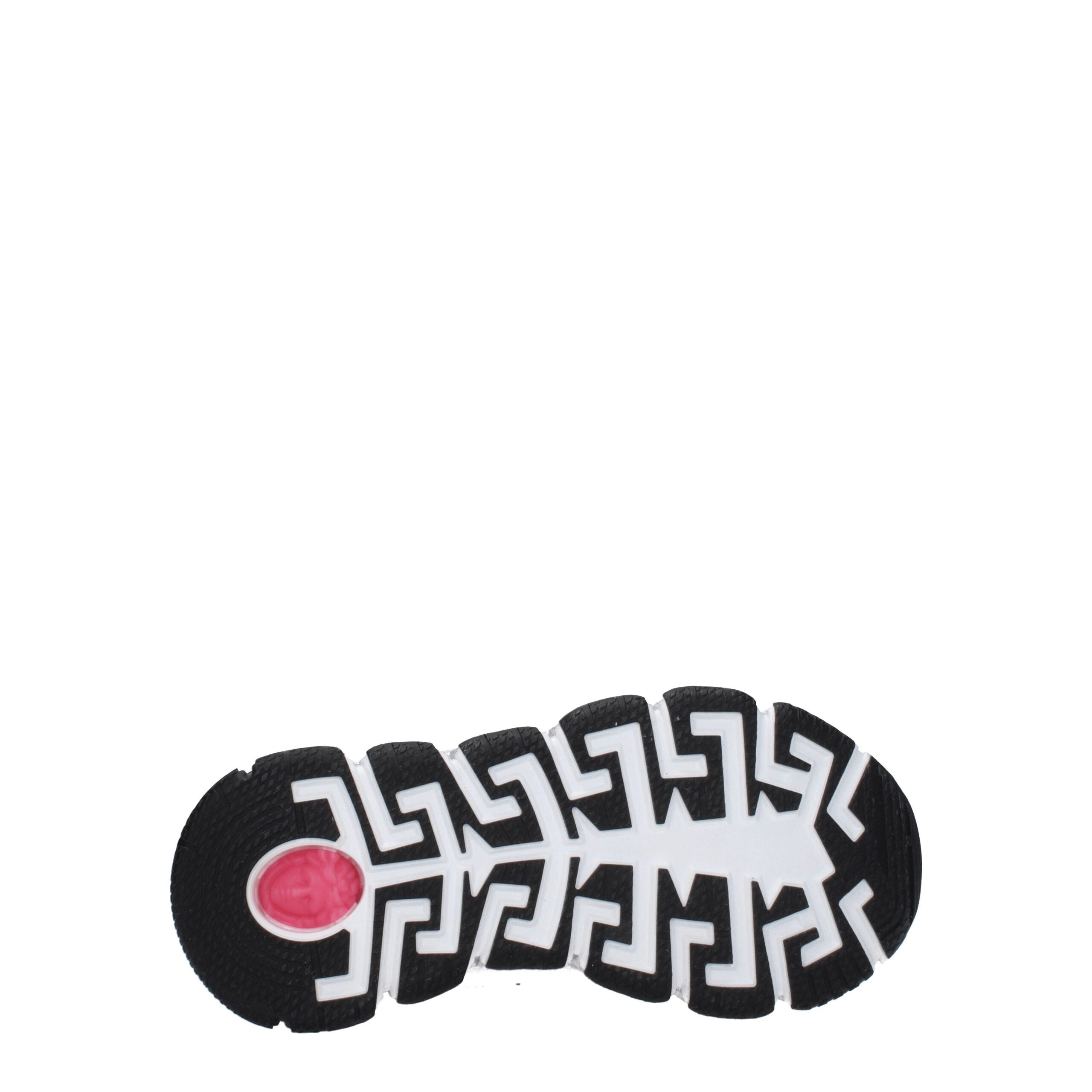 Versace White Fabric Athletic Sneakers Versace