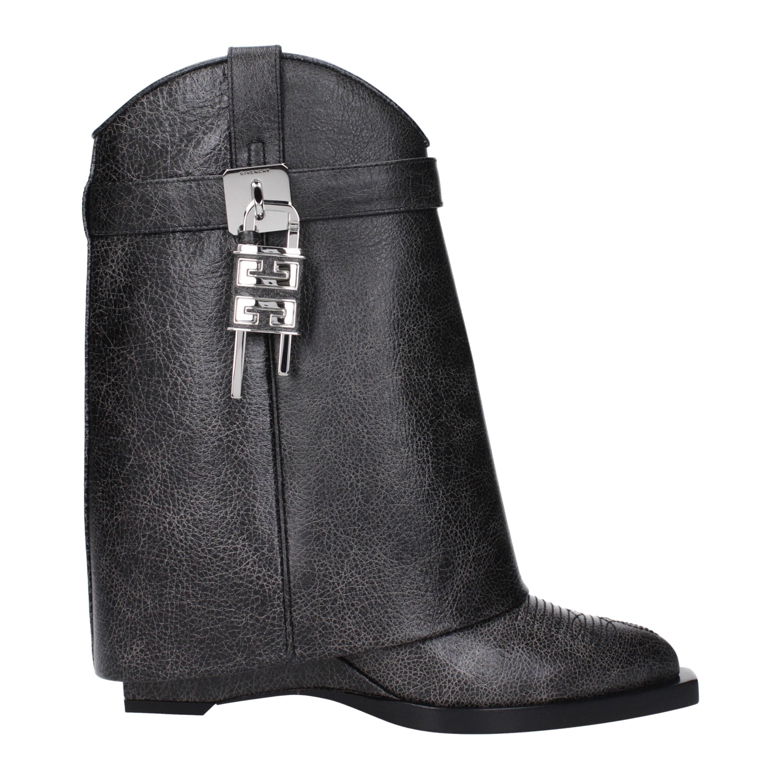 Givenchy Black Leather Ankle Boots Givenchy
