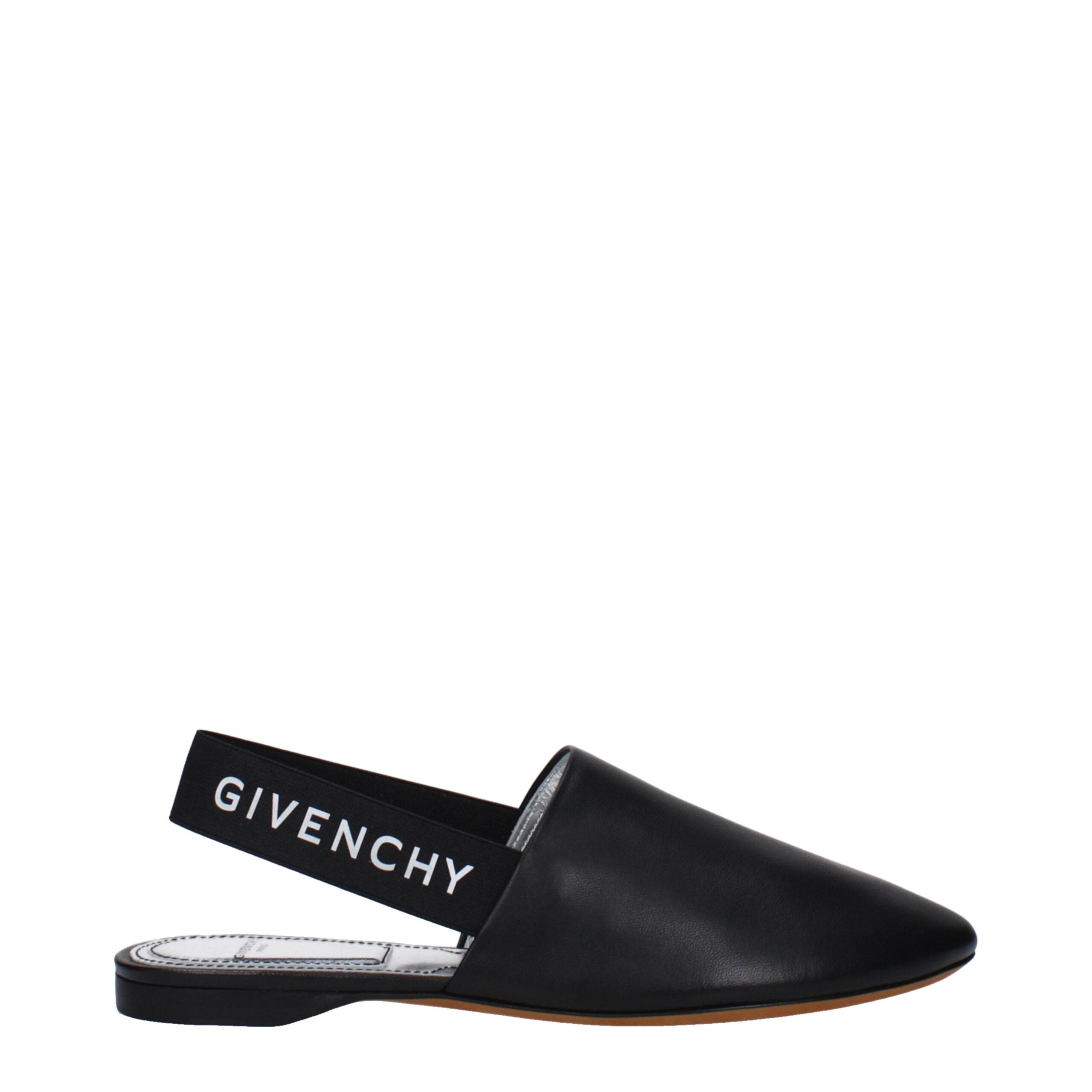 Givenchy Black Leather Mules Givenchy