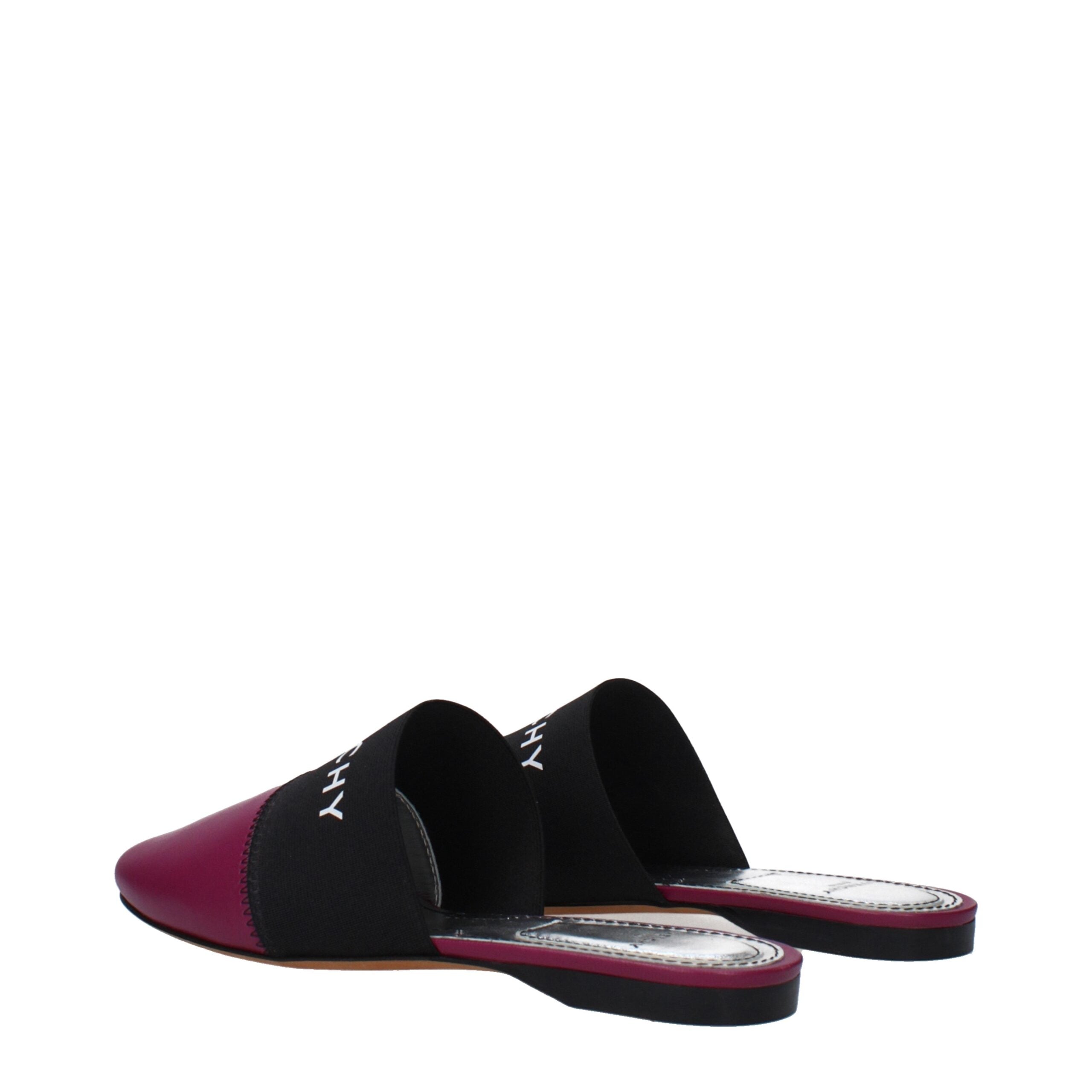 Givenchy Purple Leather Slippers Givenchy