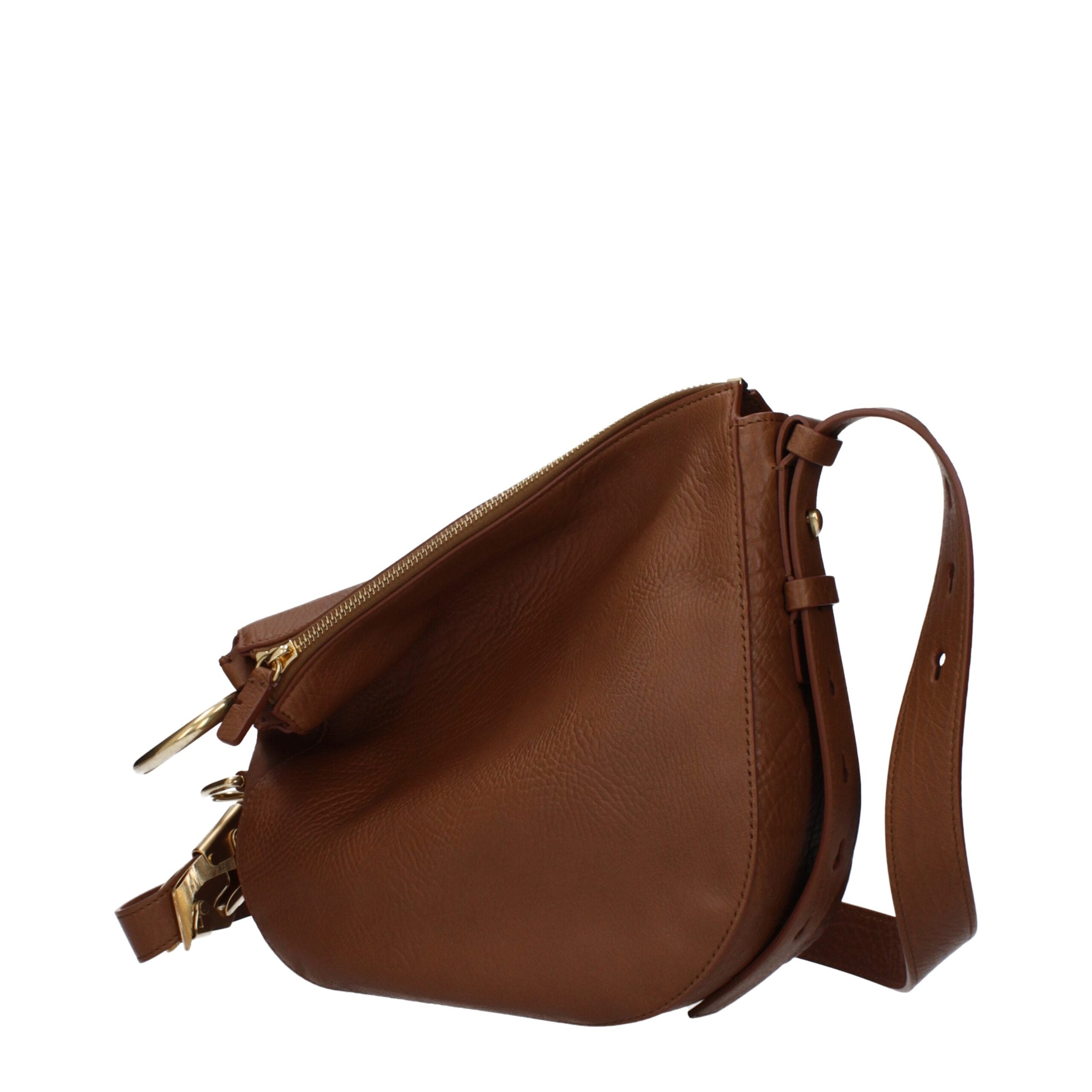 Burberry Brown Leather Crossbody Bag Burberry