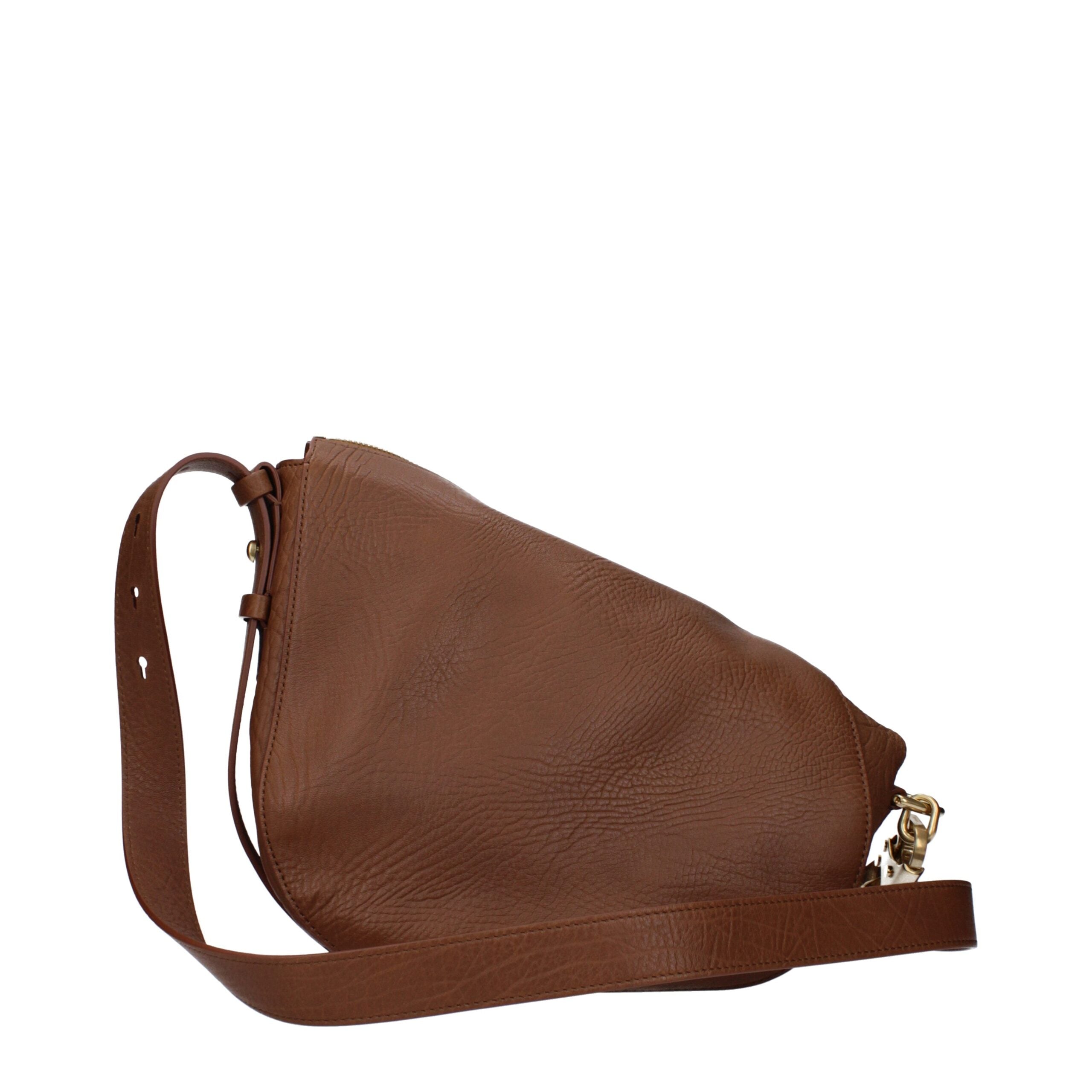 Burberry Brown Leather Crossbody Bag Burberry