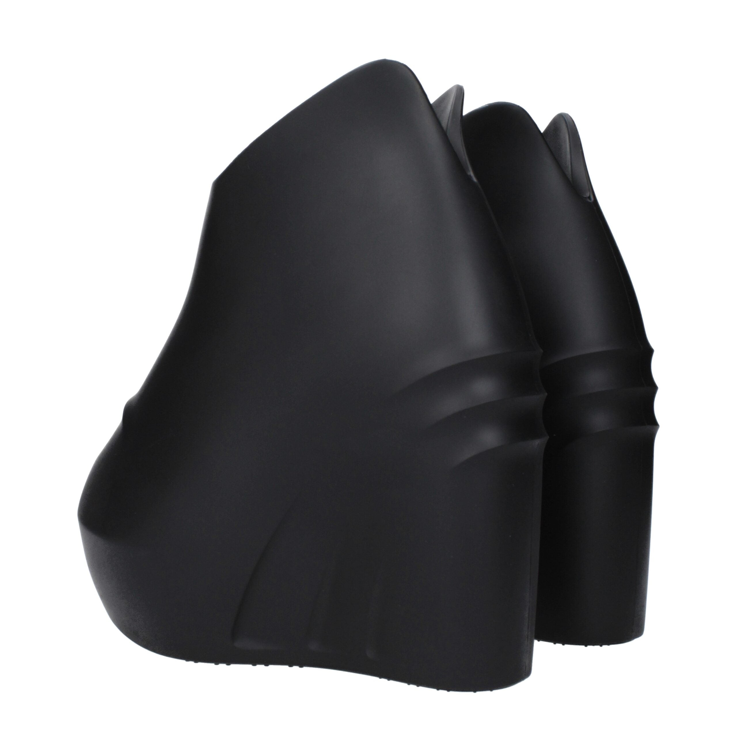 Givenchy Black Cotton Wedge Sandals Givenchy