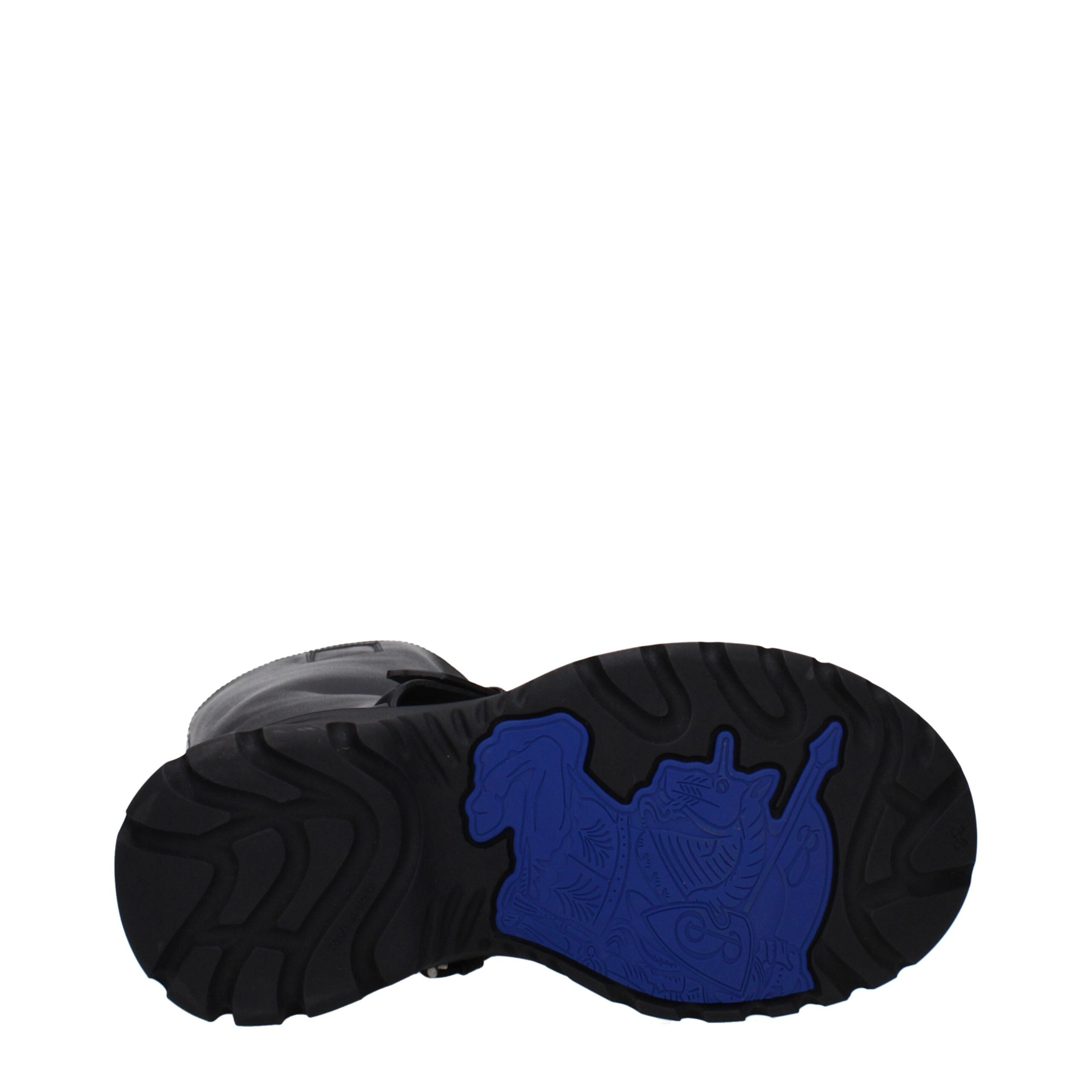 Burberry Black Leather Boots Burberry