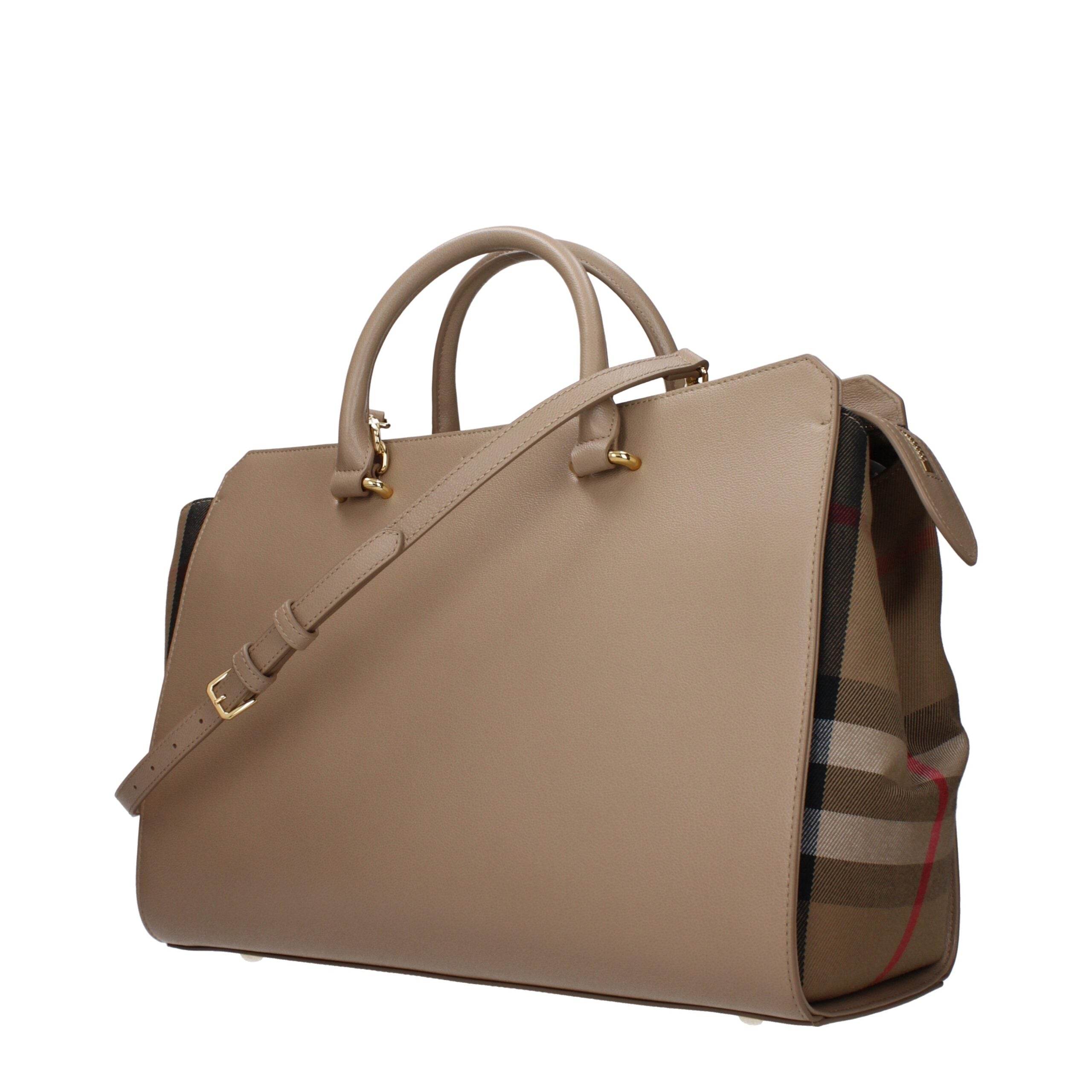 Burberry Beige Leather Handbag Burberry