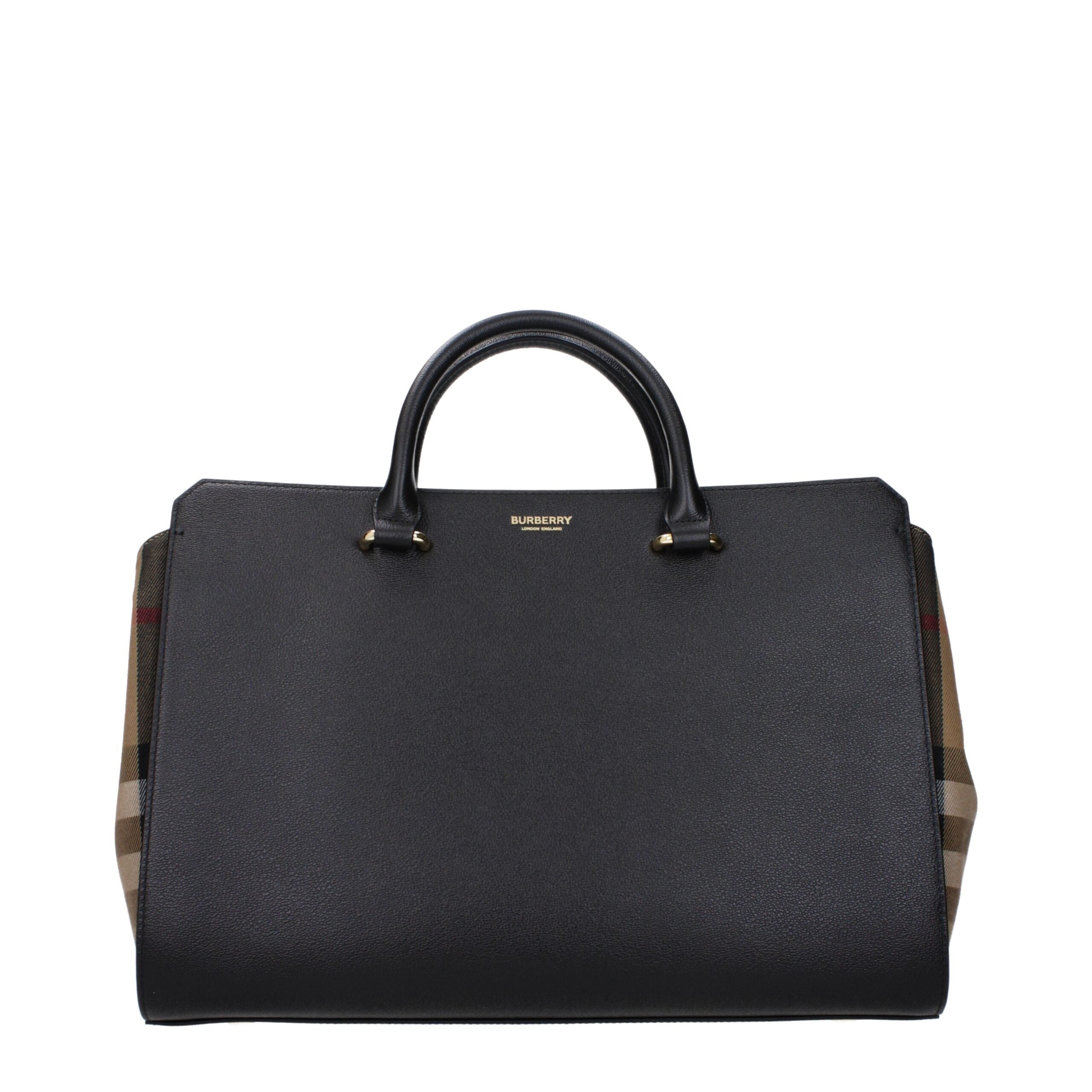 Burberry Black Leather Handbag Burberry