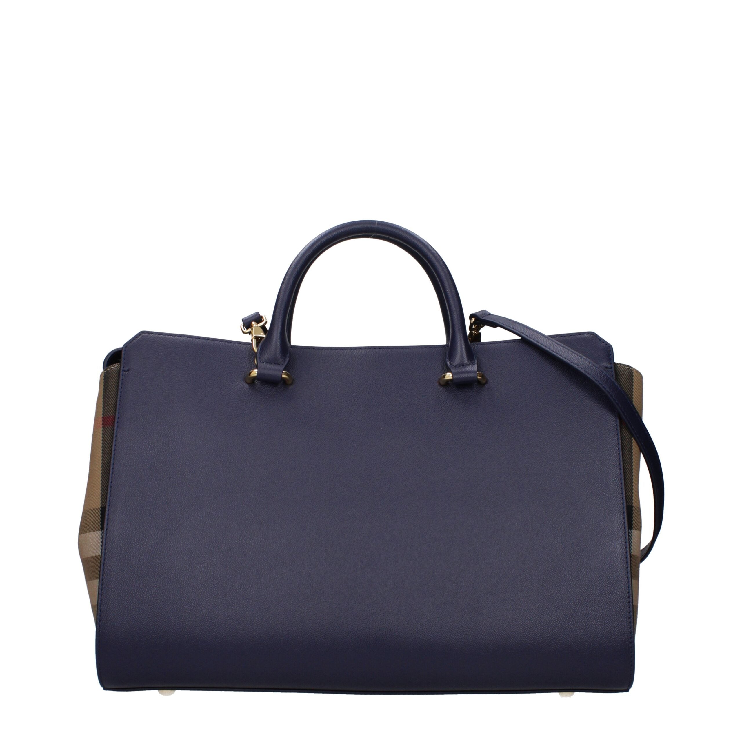 Burberry Blue Leather Handbag Burberry