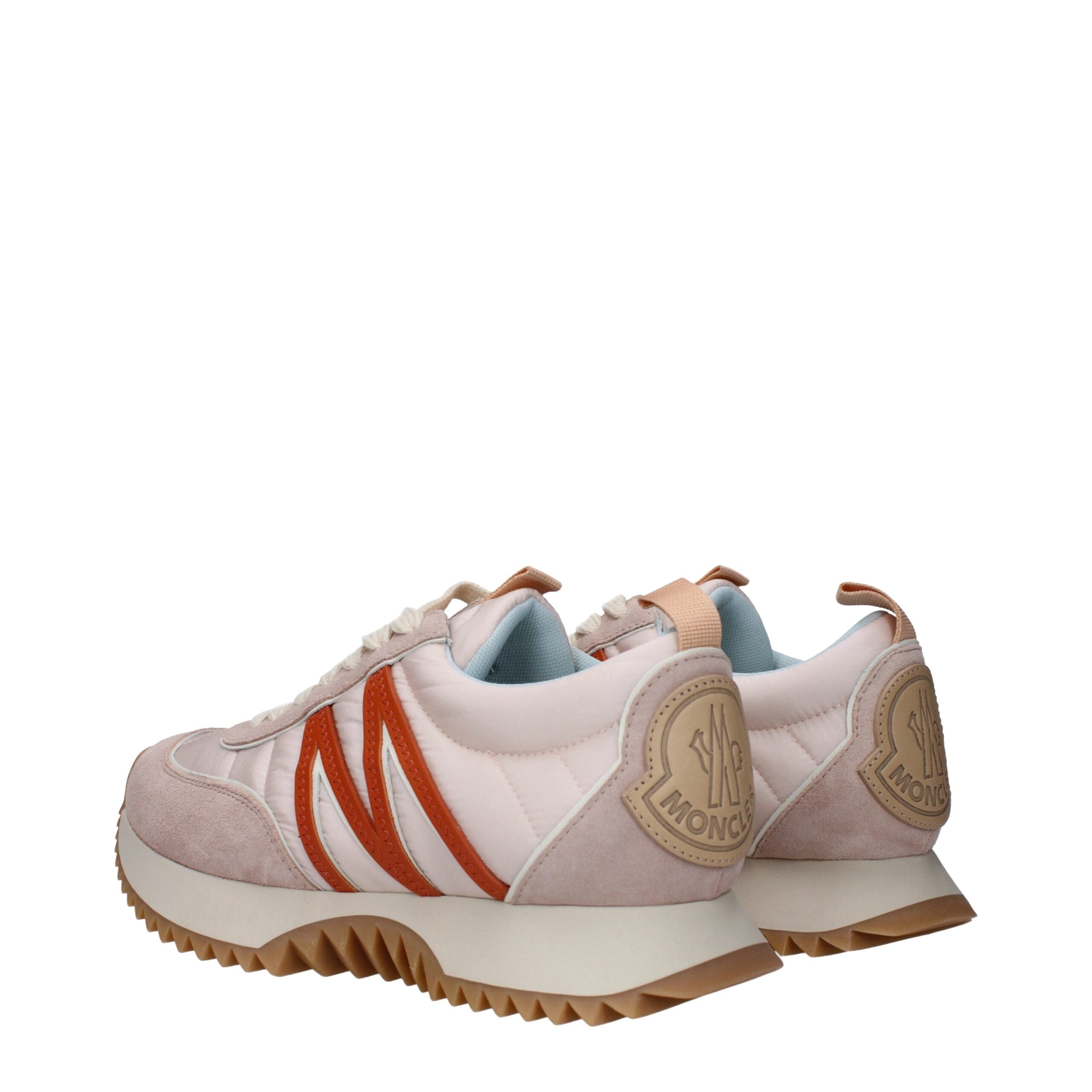 Moncler Pink Fabric Chunky Sneakers Moncler