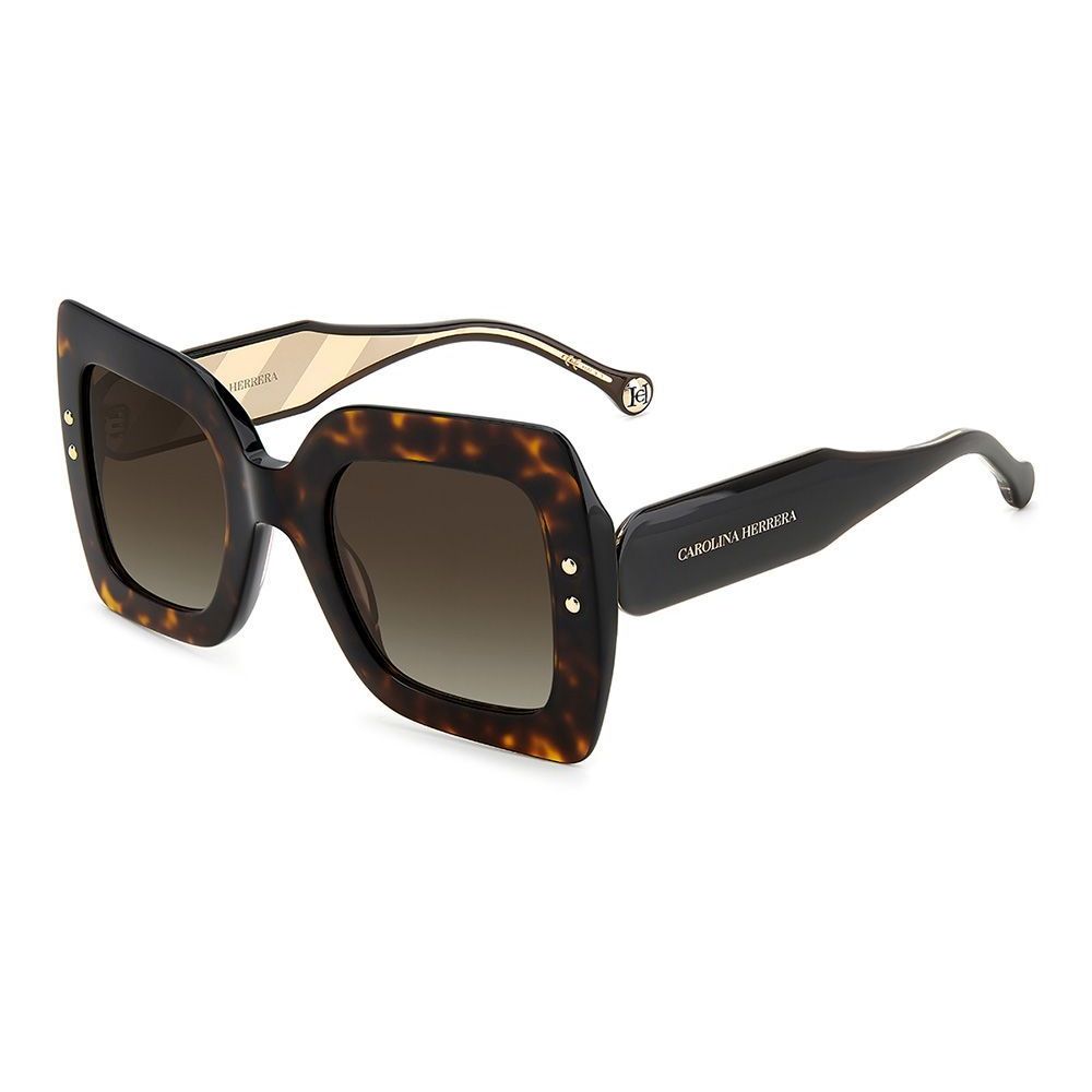 Carolina Herrera Brown Acetate Sunglasses Carolina Herrera