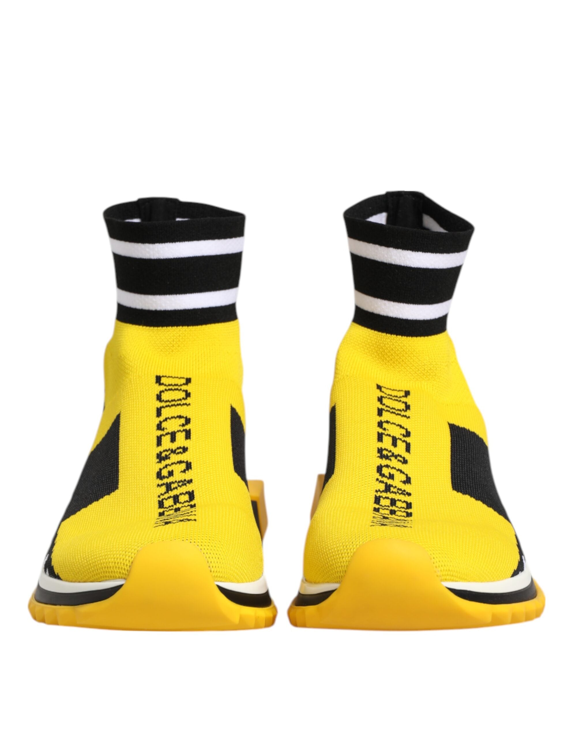Dolce & Gabbana Yellow Black Sorrento Socks Sneakers Shoes Dolce & Gabbana