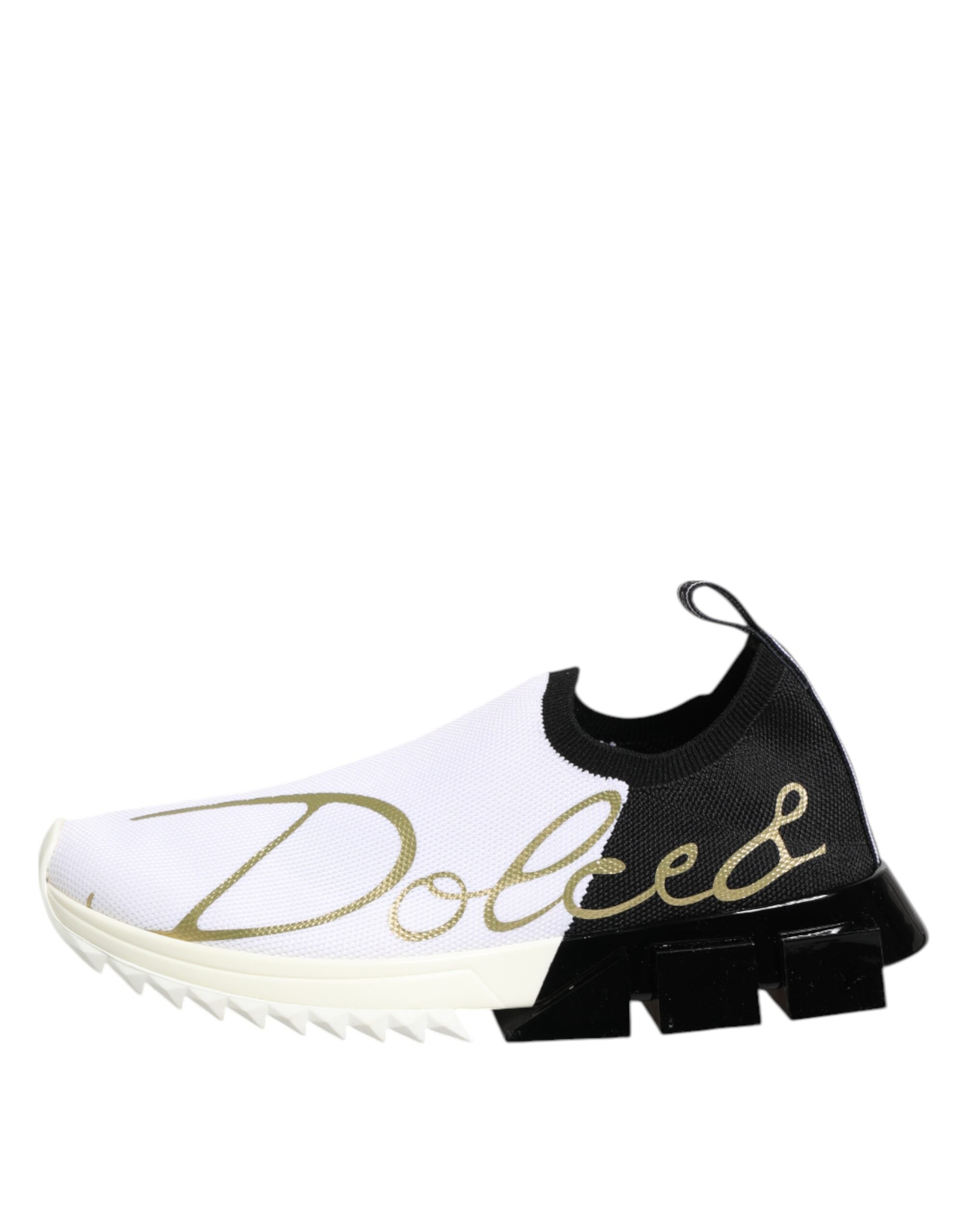 Dolce & Gabbana White Black Low Top Sorrento Sneakers Shoes Dolce & Gabbana