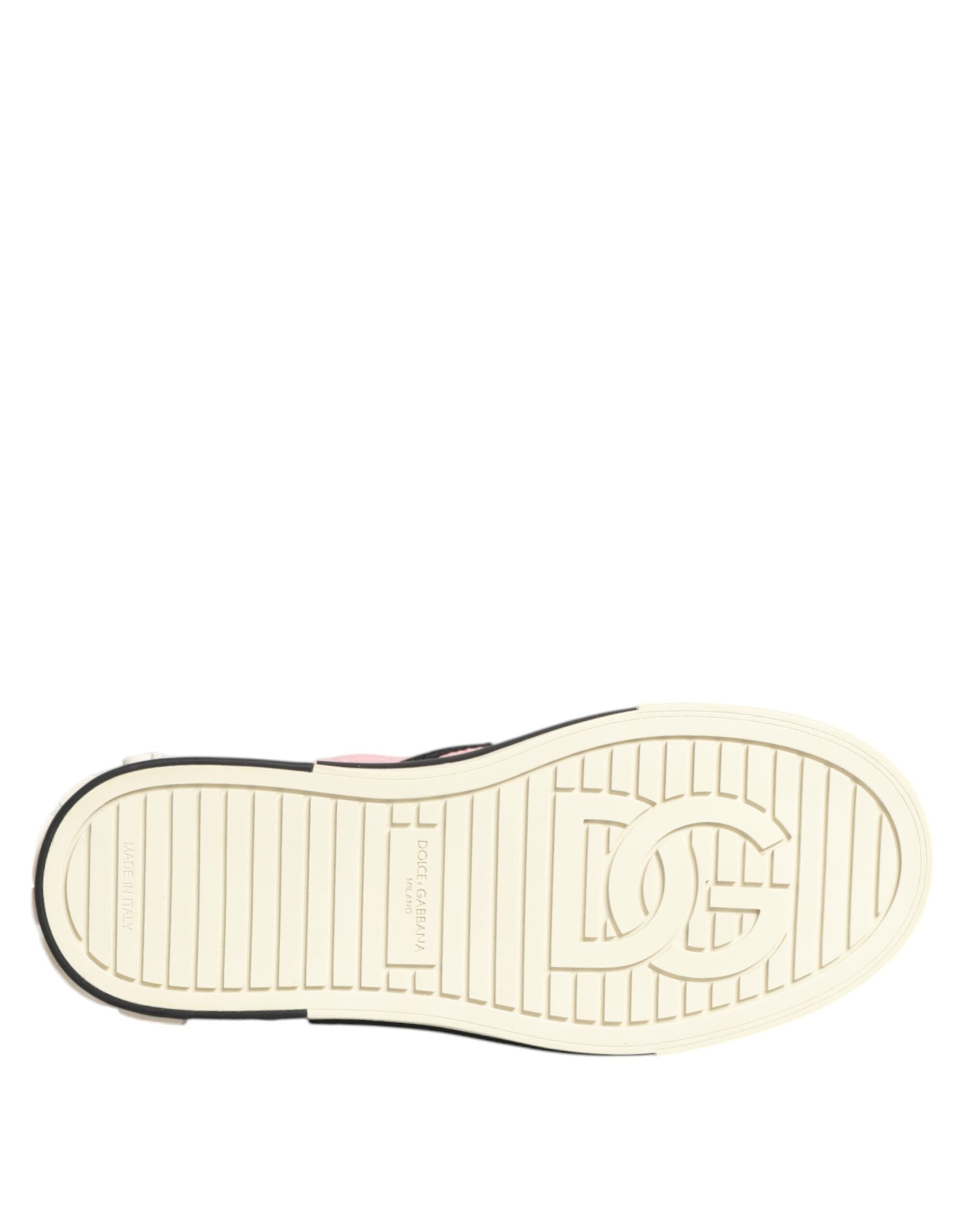 Dolce & Gabbana Pink Quilted Nylon Slip-On Sneaker Shoes Dolce & Gabbana