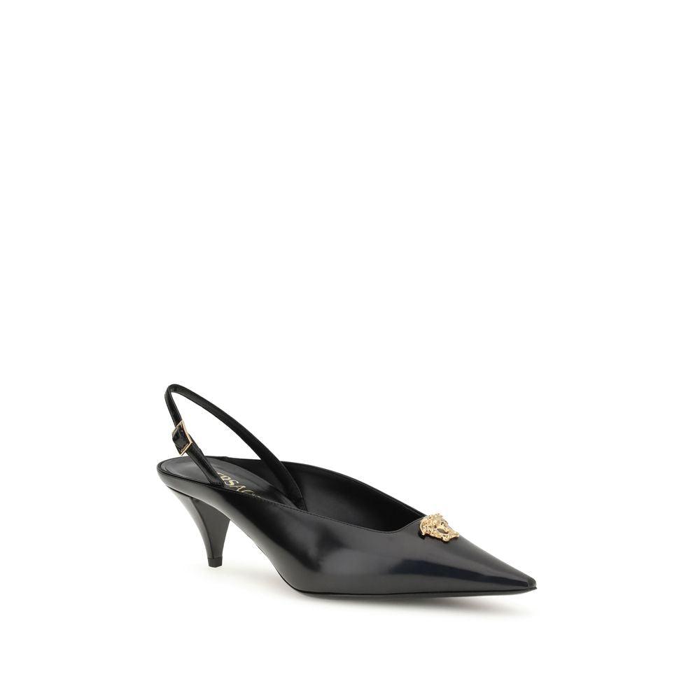 Versace La Medusa slingback Pumps Versace