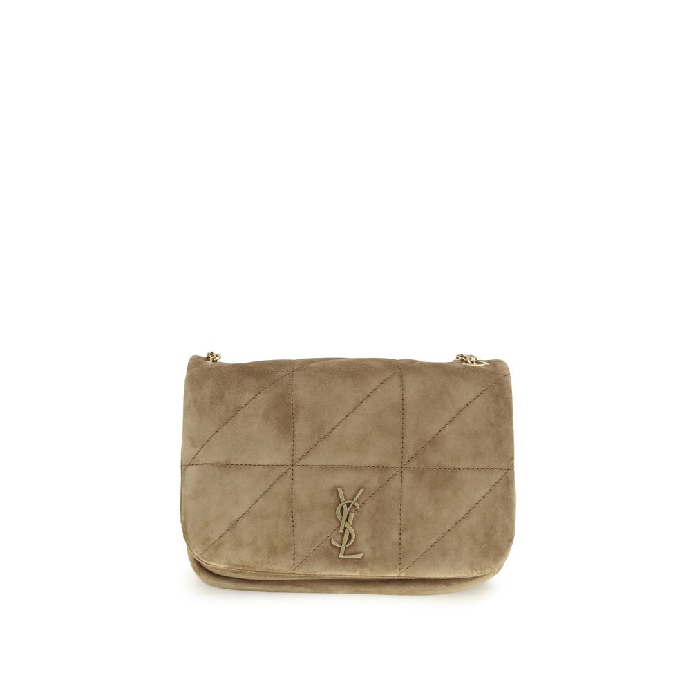 Saint Laurent Beige Calf Leather Bos Taurus Shoulder Bag Saint Laurent