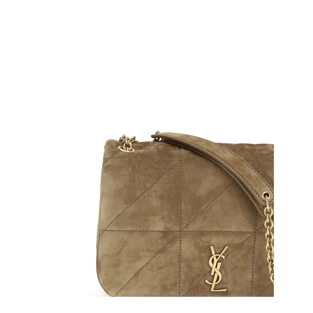 Saint Laurent Beige Calf Leather Bos Taurus Shoulder Bag Saint Laurent