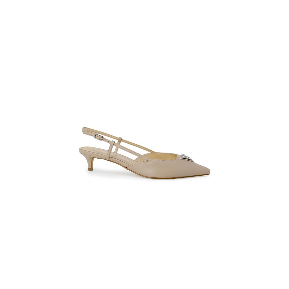 Guess Beige Polyester High Heel Guess
