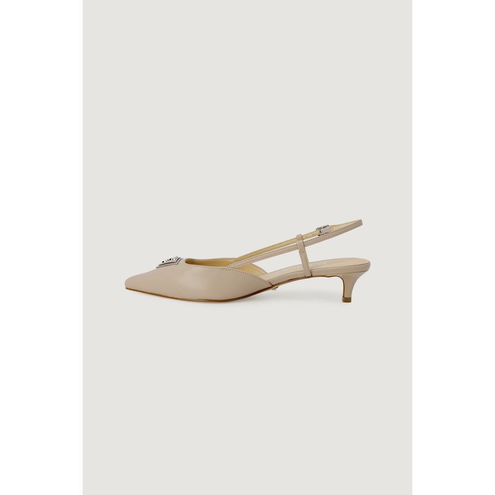 Guess Beige Polyester High Heel Guess