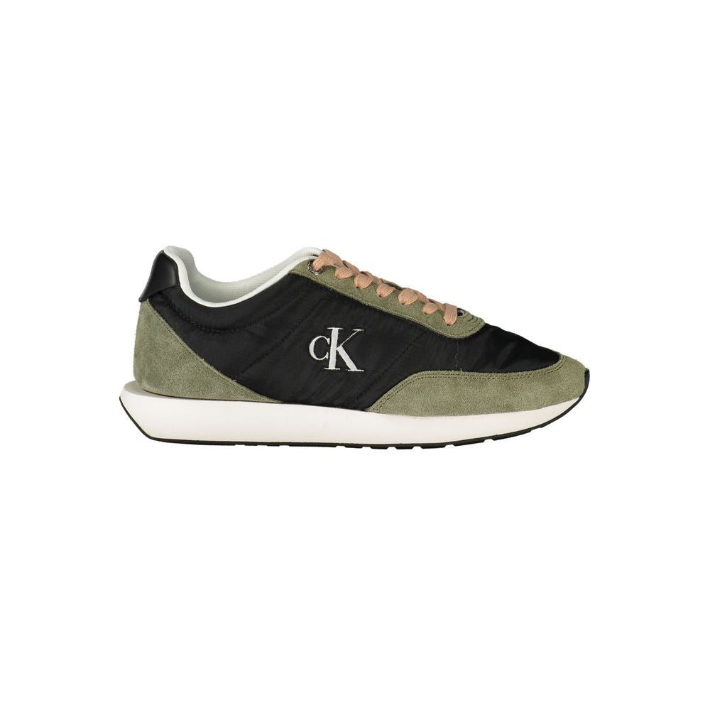 Calvin Klein Black Leather Women Sneaker Calvin Klein