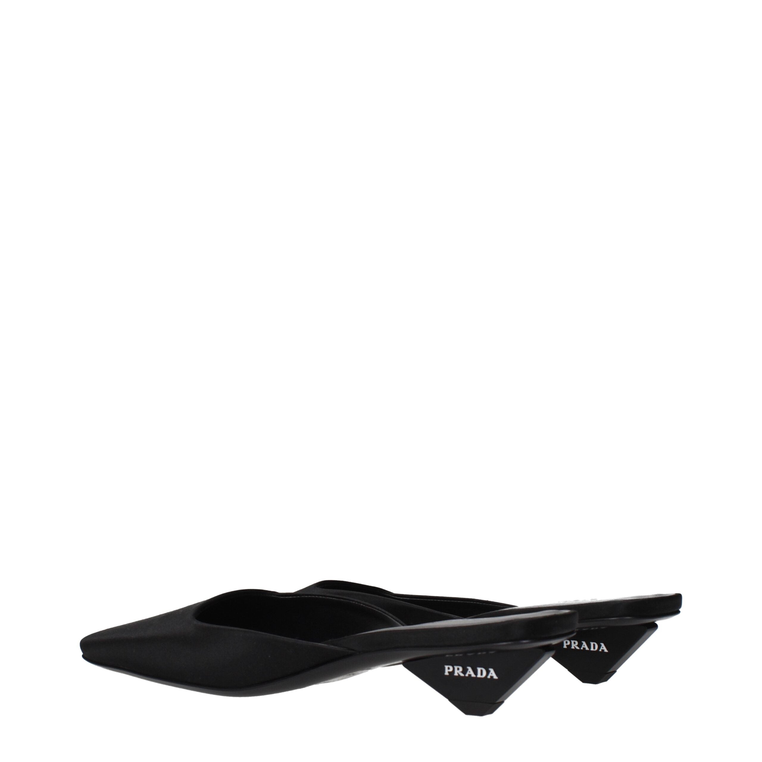 Prada Black Satin Sandals Prada