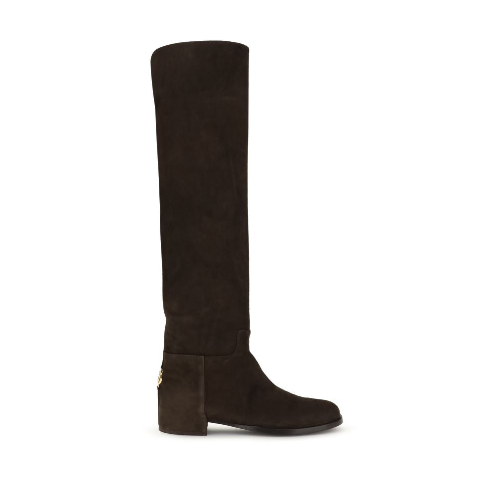 Dolce & Gabbana Suede High Boots Dolce & Gabbana