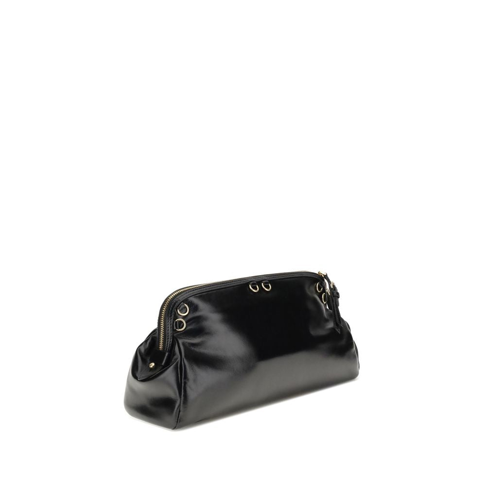 Miu Miu Black Calf Leather Bos Taurus Shoulder Bag Miu Miu