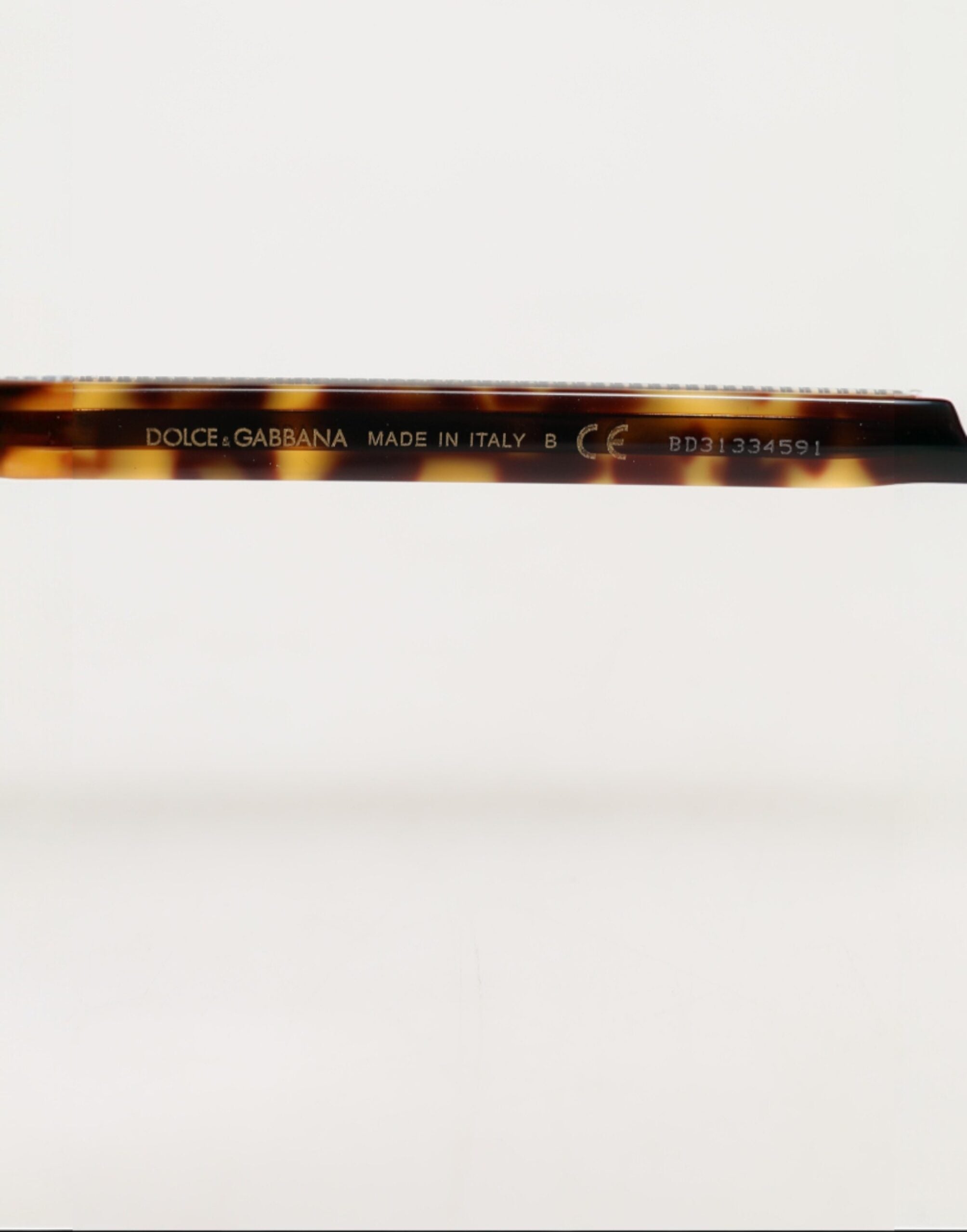 Dolce & Gabbana Dark Brown Tortoise Shell Pilot Frame Sunglasses Dolce & Gabbana